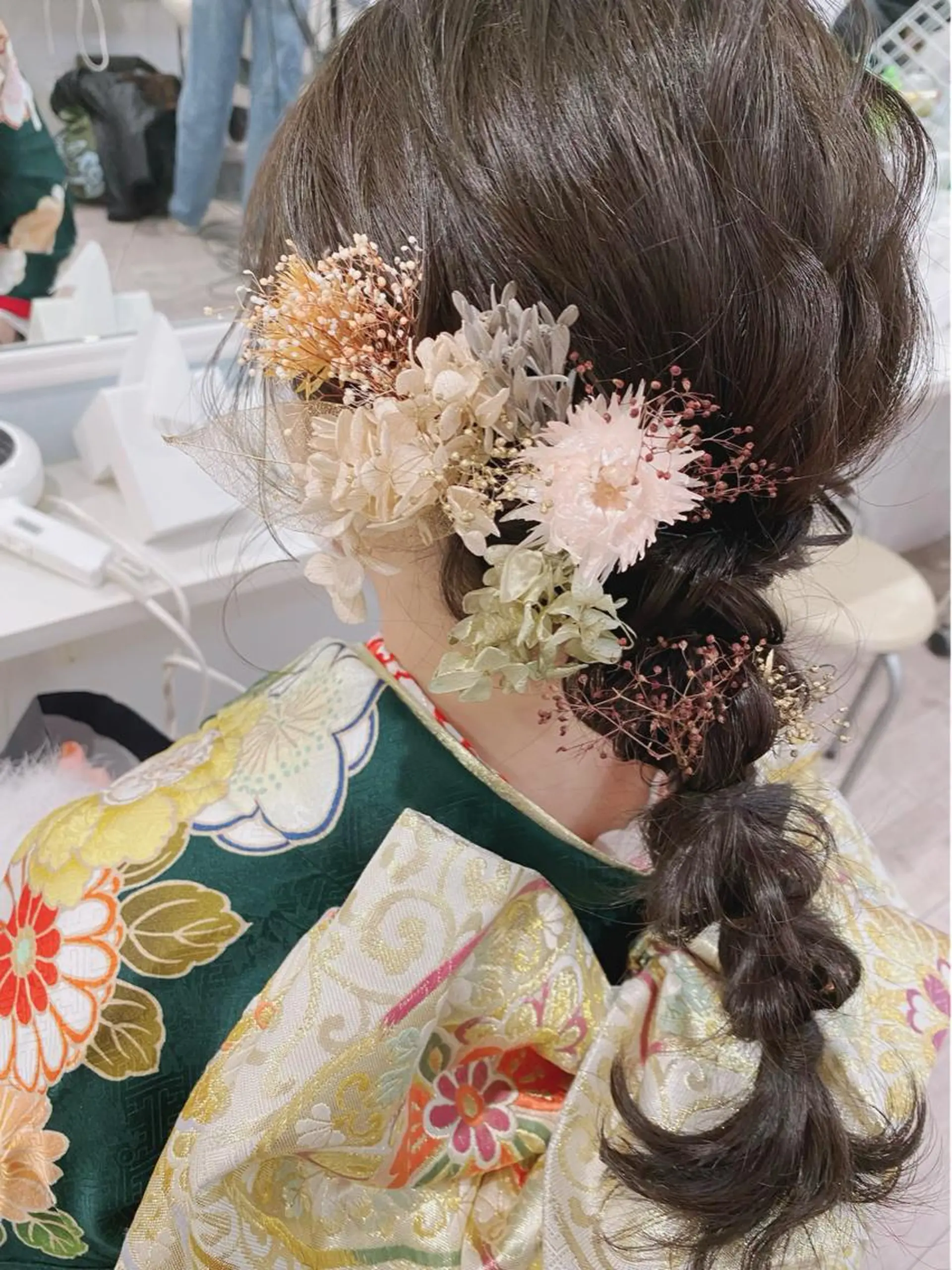 ロング ヘアアレンジ セットサロン      ラフテル所属・大阪/ヘアアレンジ /似合わせset💐のヘアスタイル