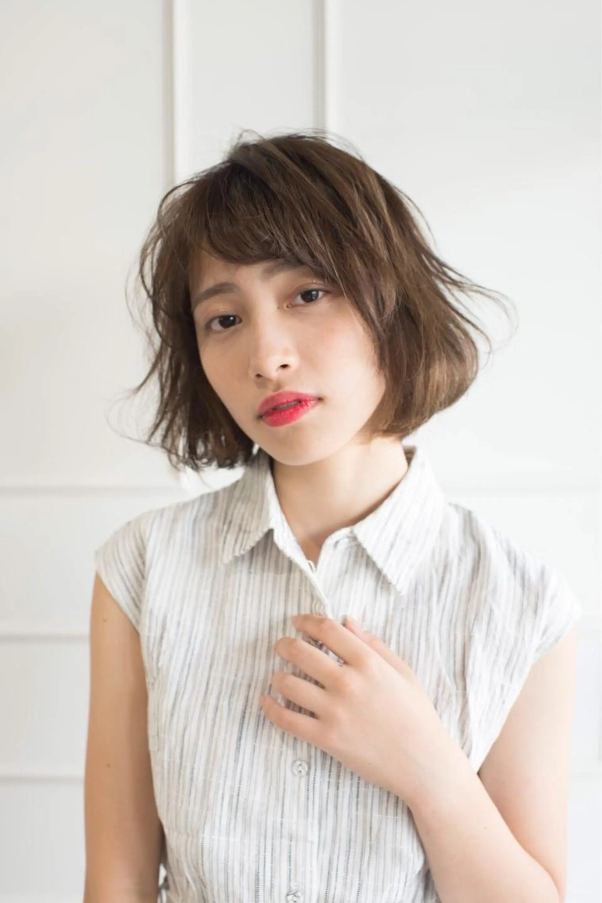 ミディアム カラー 【ショート特化】 森本　祐太のヘアスタイル