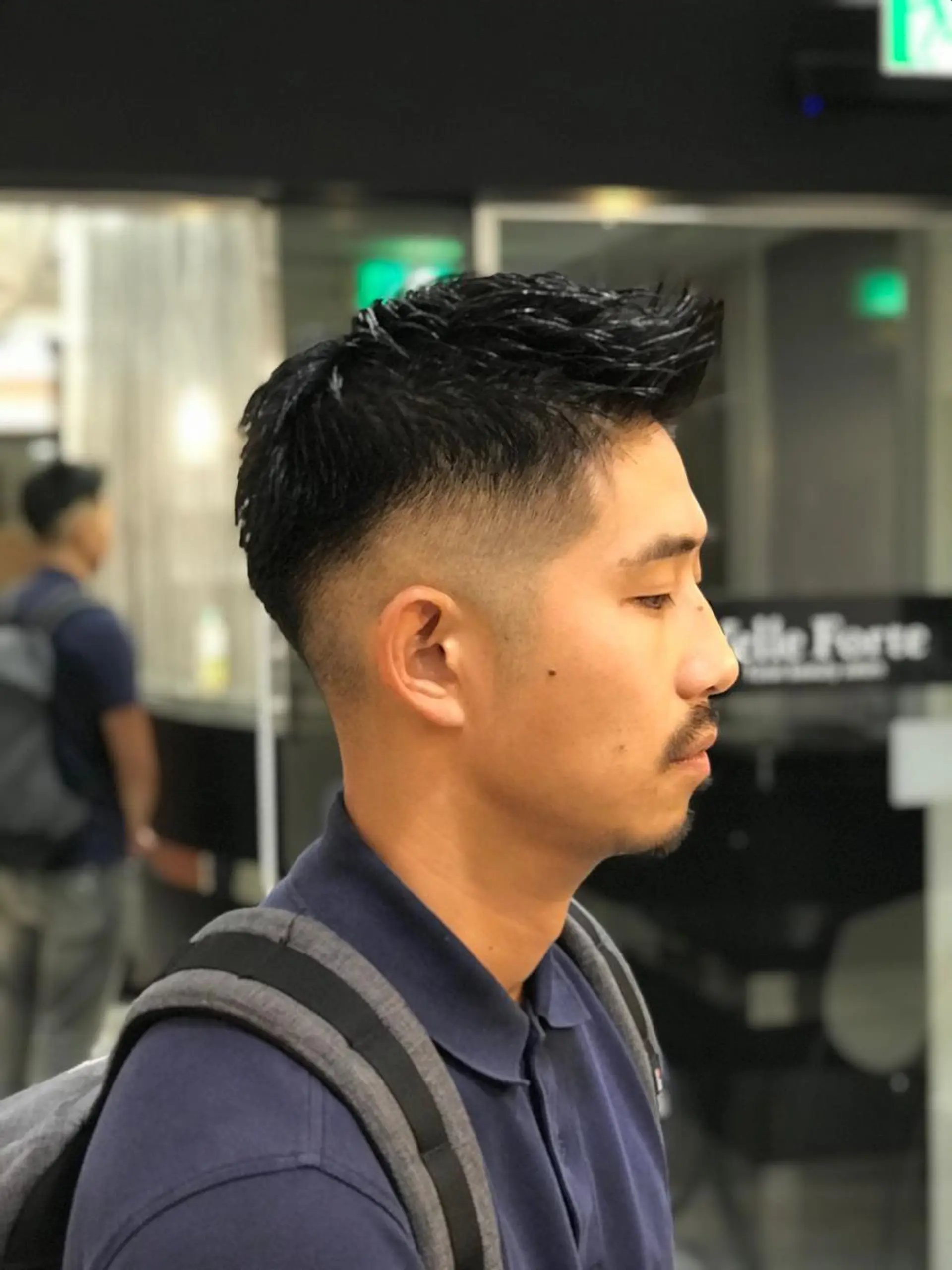 メンズ フェードカット 國井 慎吾のヘアスタイル