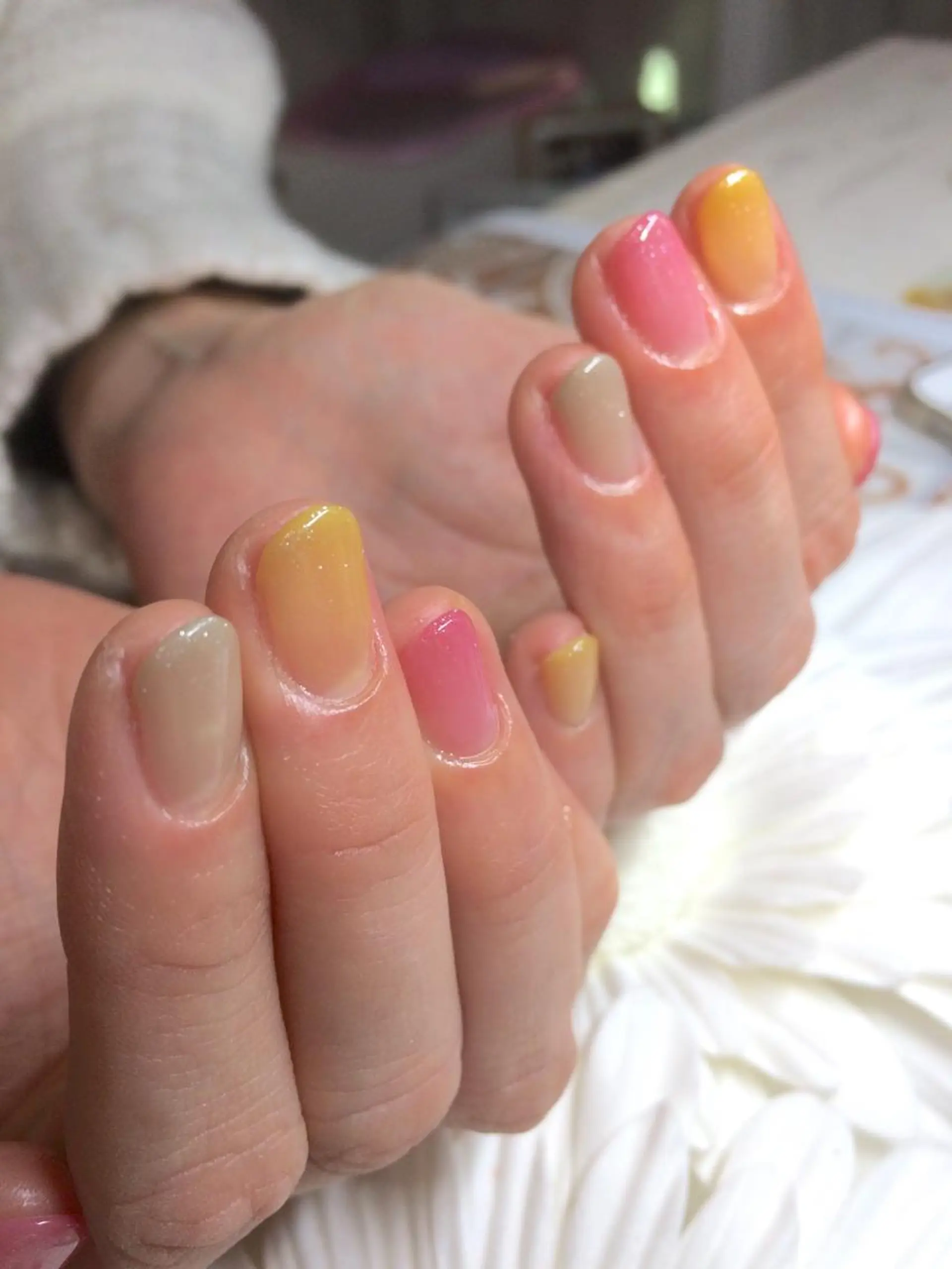 ネイル グラデーション Nailsalon E's cafeのネイルデザイン