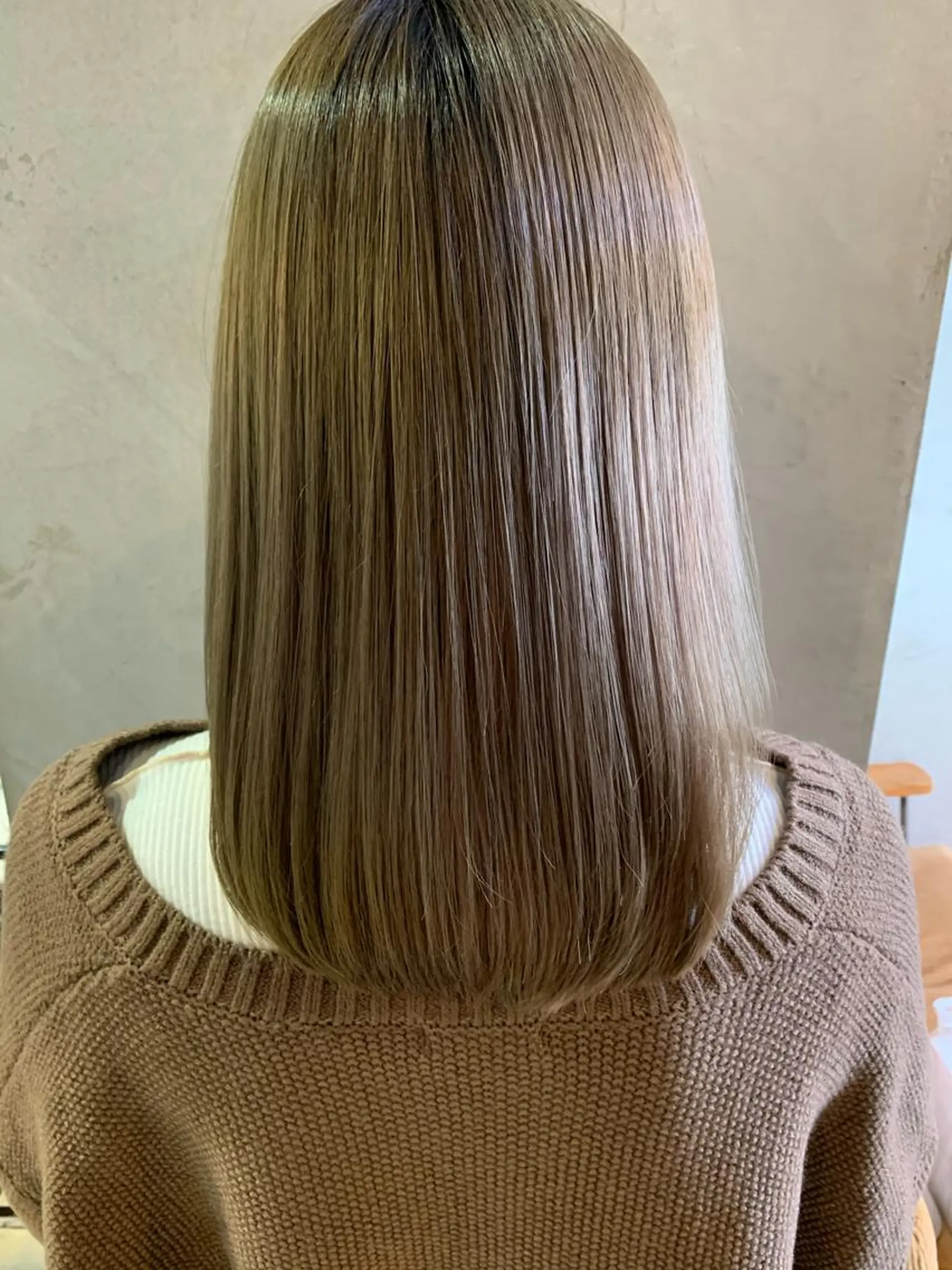 ミディアム カラー パーマ botan KOZUEのヘアスタイル