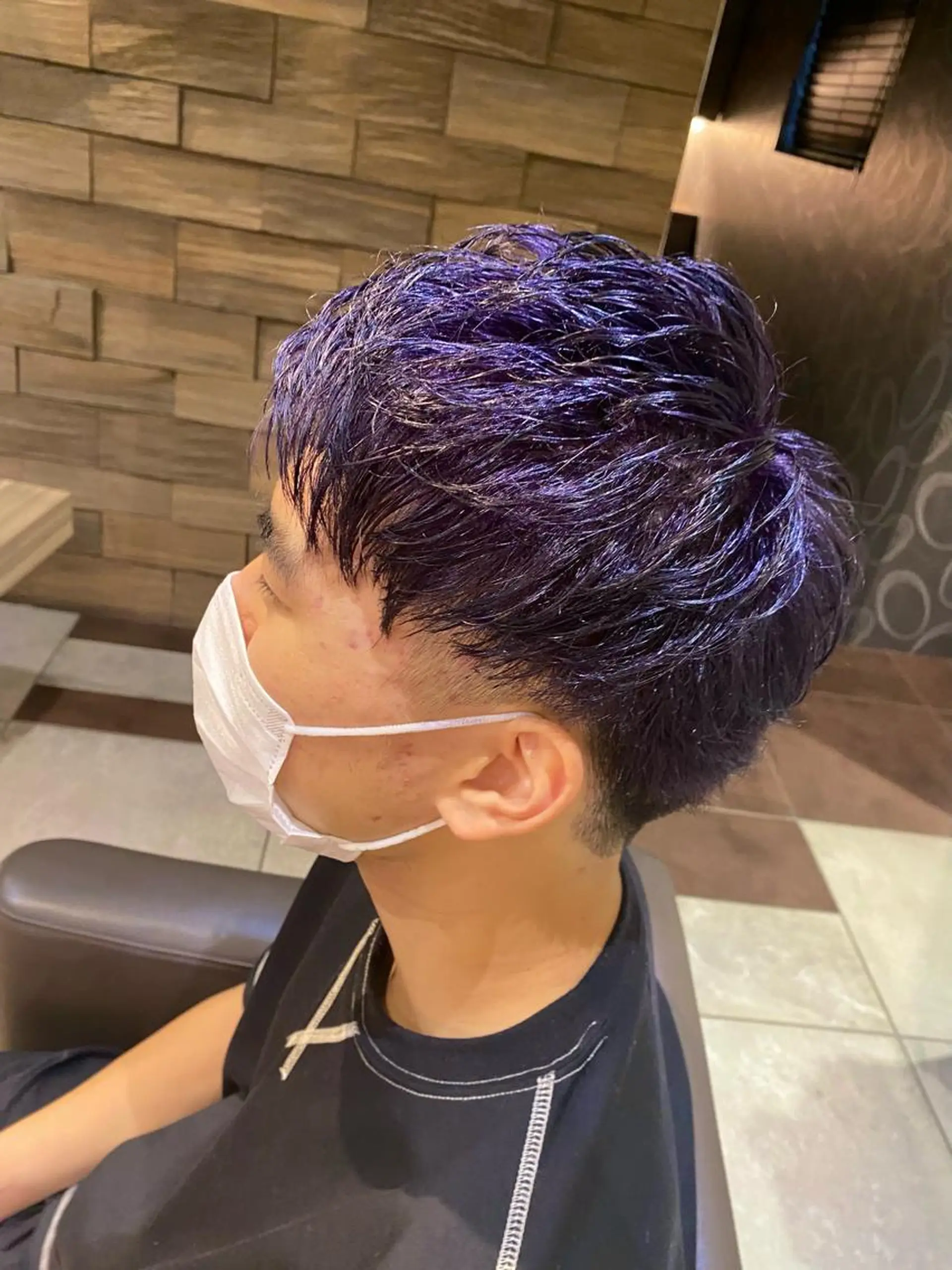 カラー バイオレットカラー ヘアカラー 川越 輝梨奈のヘアスタイル