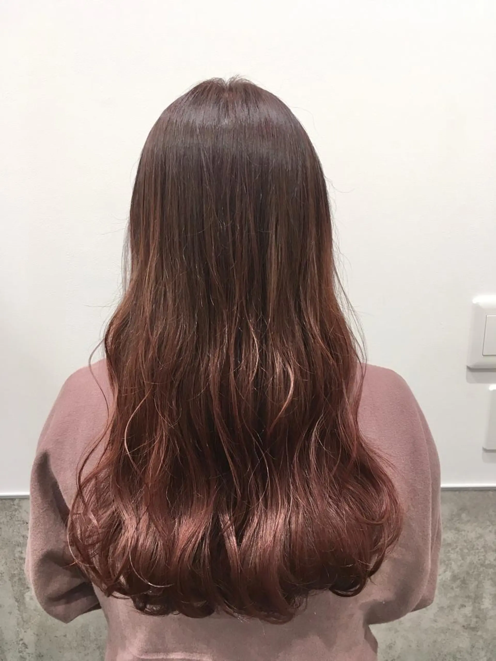 ロング カラー ベージュカラー ピンクカラー ピンクベージュ yoshi ☆のヘアスタイル