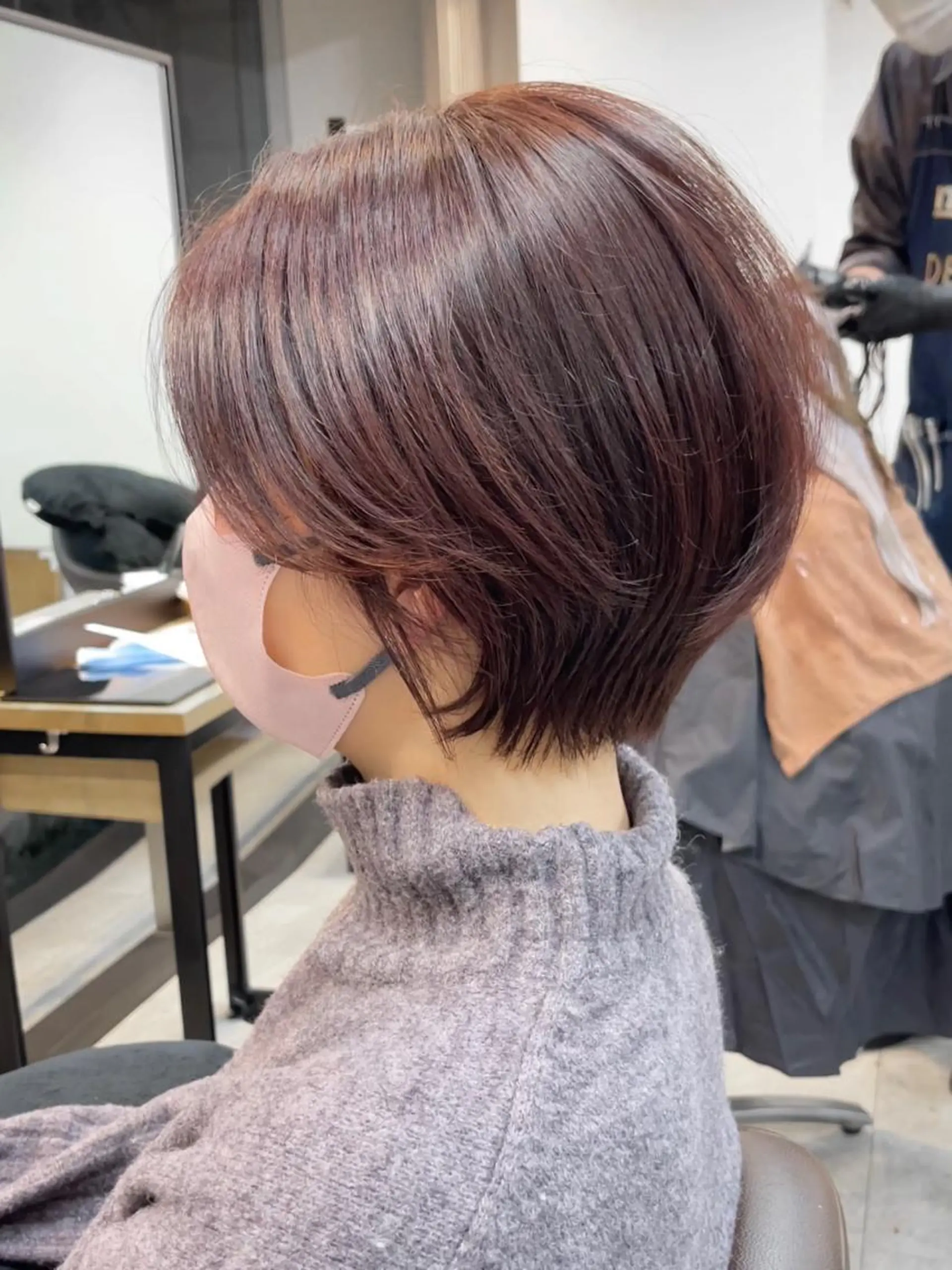 ショート 韓国風レイヤー ショート/犬塚 優介のヘアスタイル