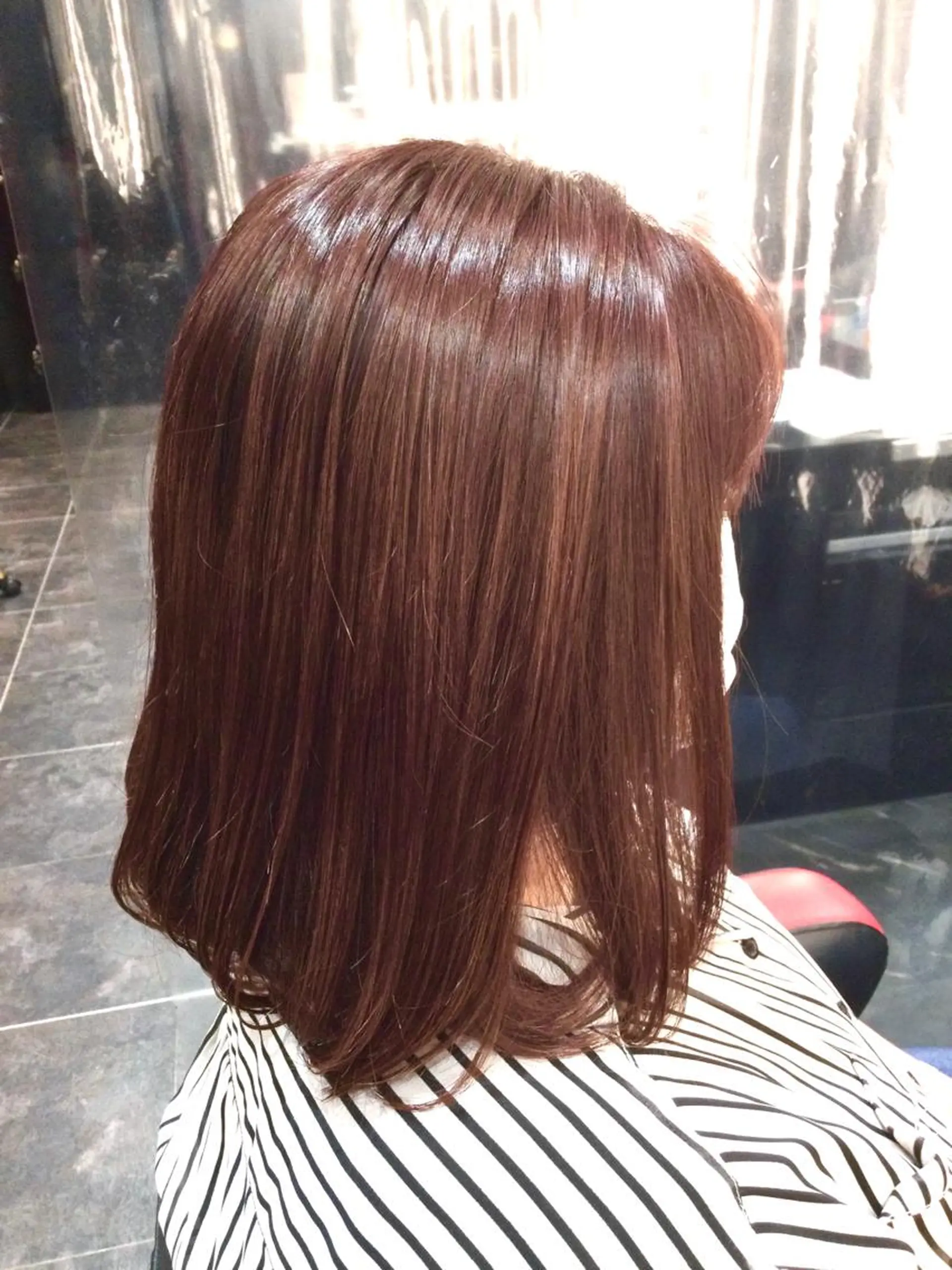 ミディアム カラー Annon プライベートサロンのヘアスタイル