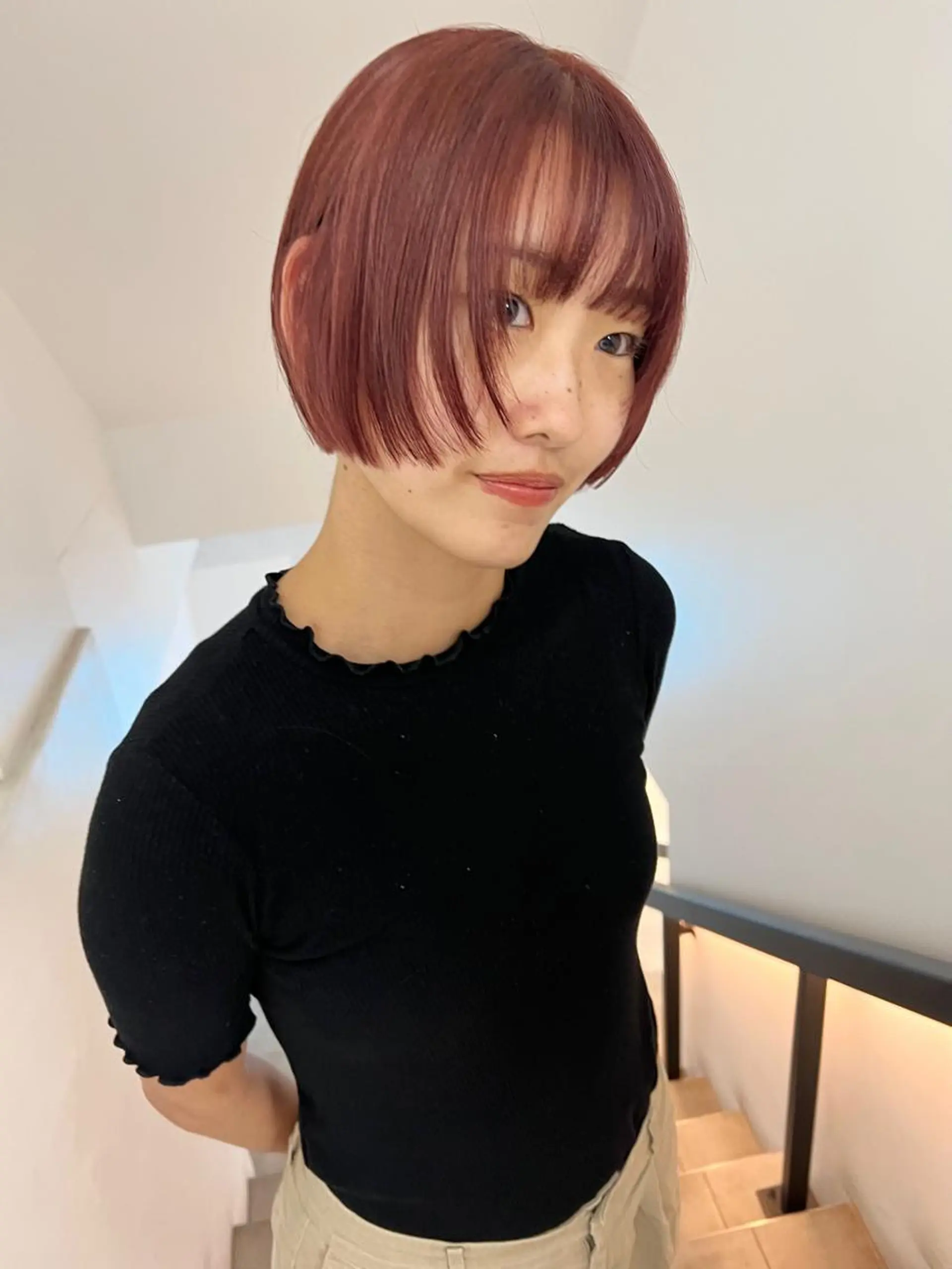 ショート カラー ボブ ショートヘア 顔周りカット/透明感 カラー✂️MEIのヘアスタイル