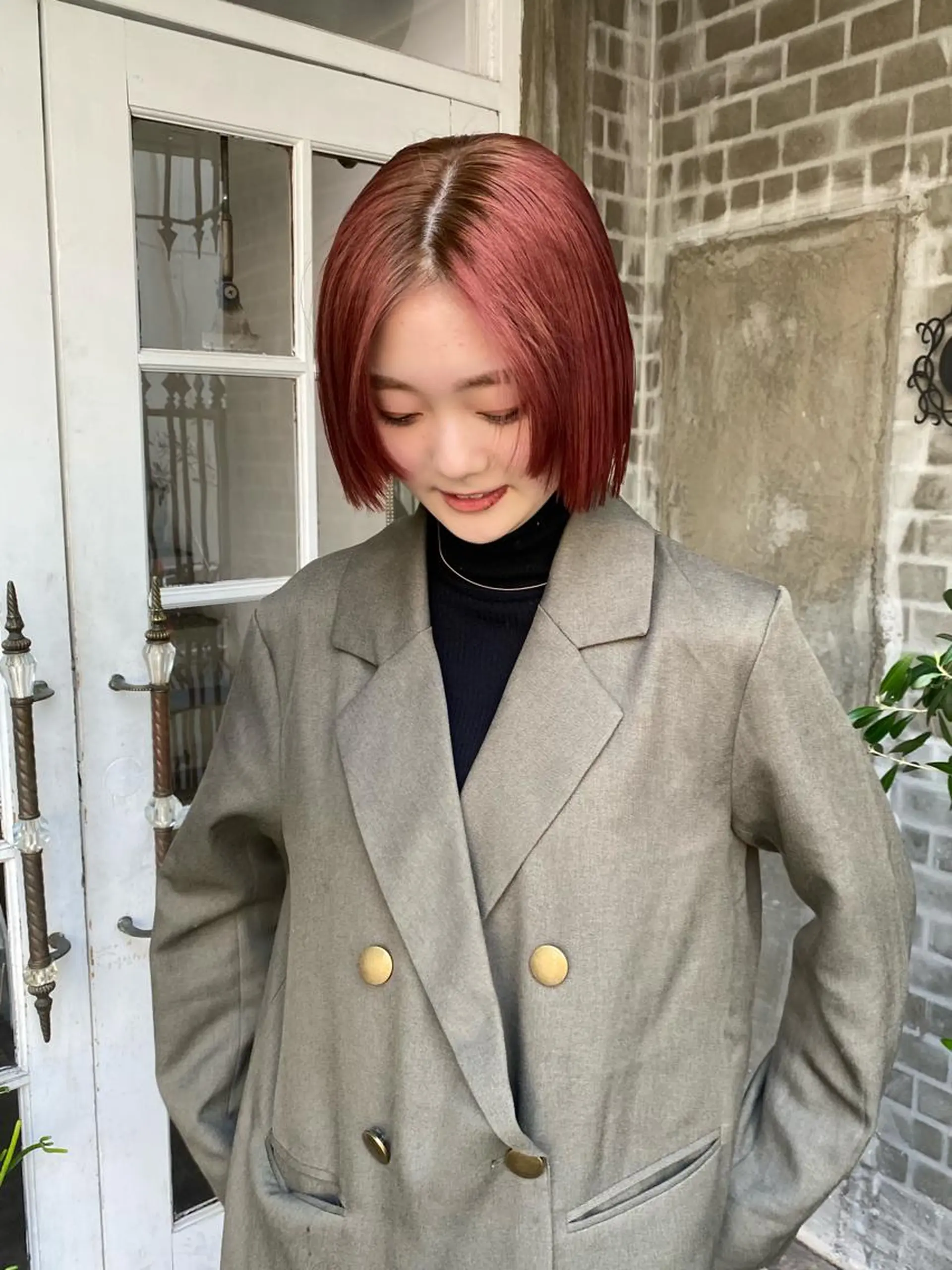 ミディアム カラー レイヤーカット/ マリアのヘアスタイル