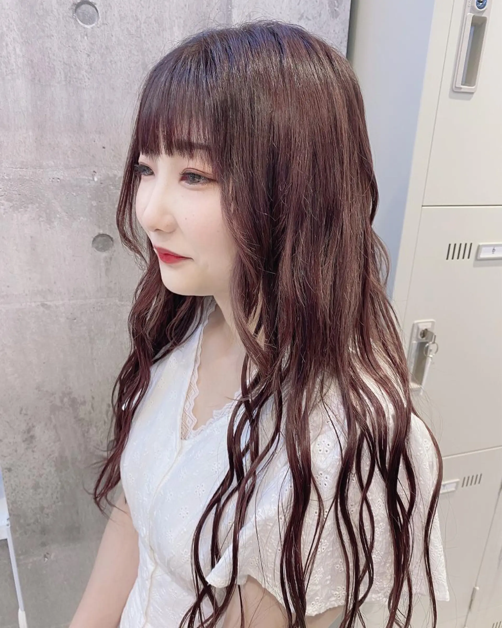 ロング ヘアアレンジ アッシュ アッシュグレー パープルカラー 外国人風カラー 韓国風ヘア メンズ特化モテヘア 🌙Nanakaのヘアスタイル