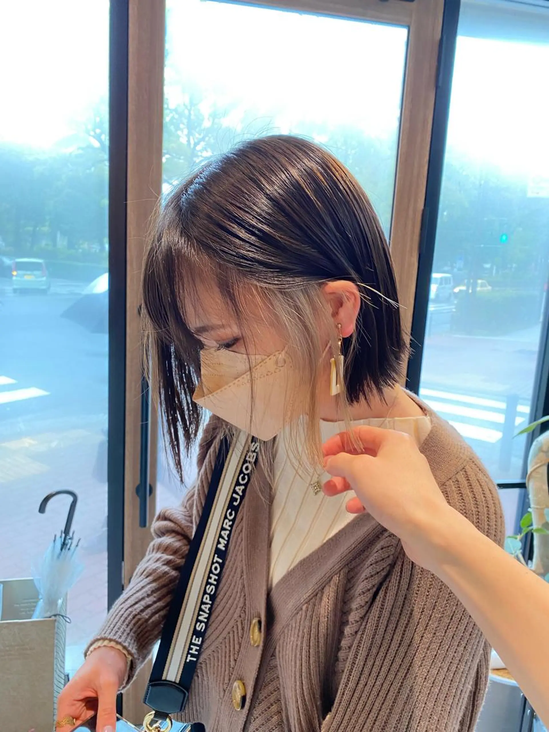 ショート カラー ヘアカラー トリートメント ハイトーン/ボブ/ レイヤー💫カイセイのヘアスタイル