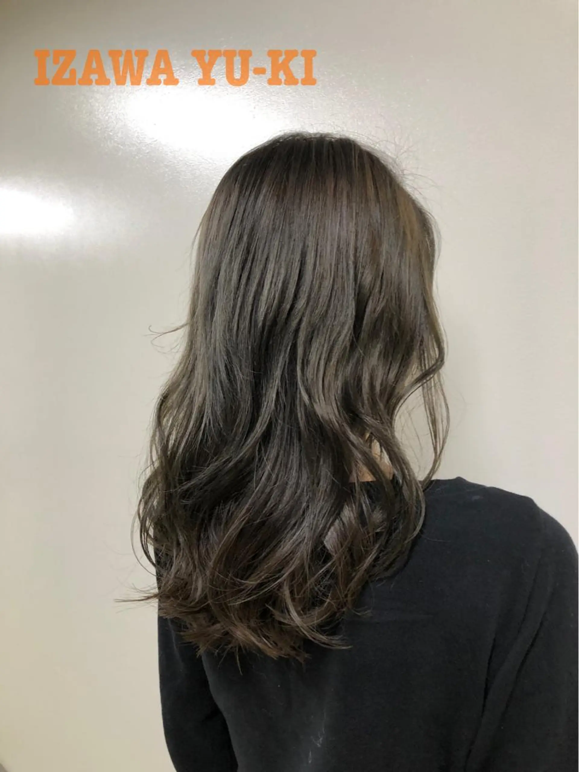 ロング カラー グレージュ ヘアカラー トリートメント AI 高田馬場店のヘアスタイル