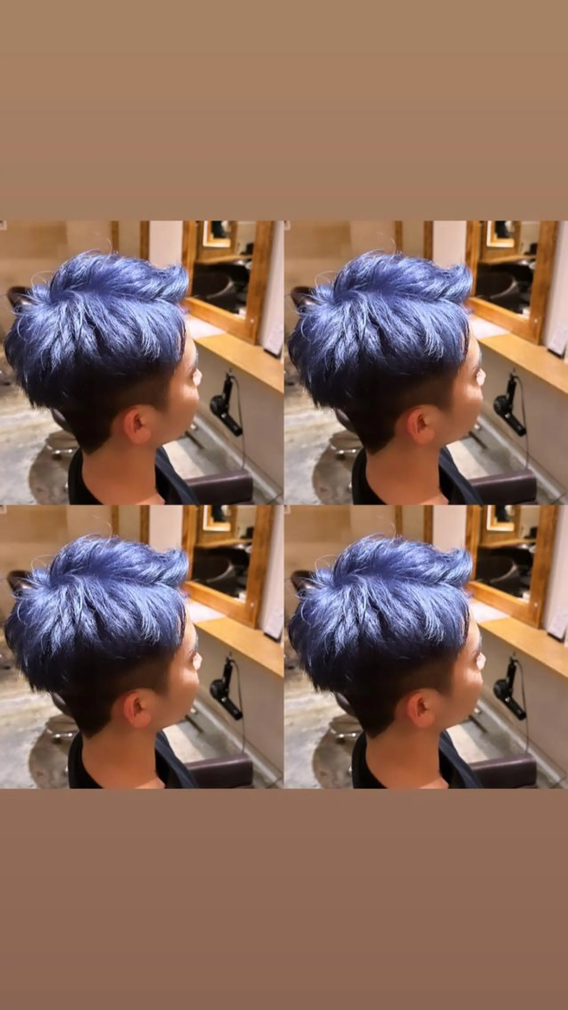 ショート カラー ヘアアレンジ メンズ 💎韓国レイヤー ×エクステゆうま💎のヘアスタイル