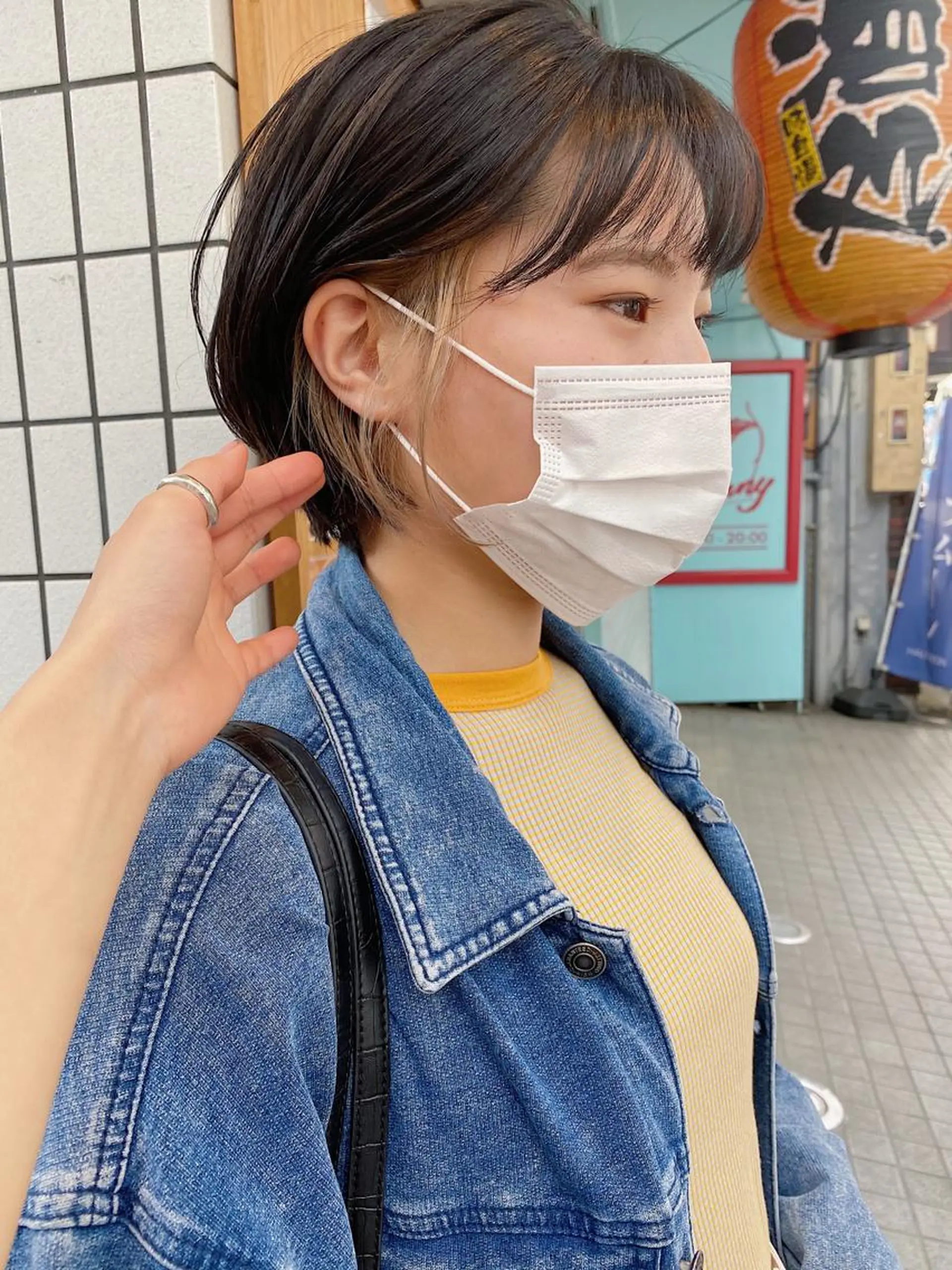 ショート パーマ、髪質改善 菊地美月のヘアスタイル