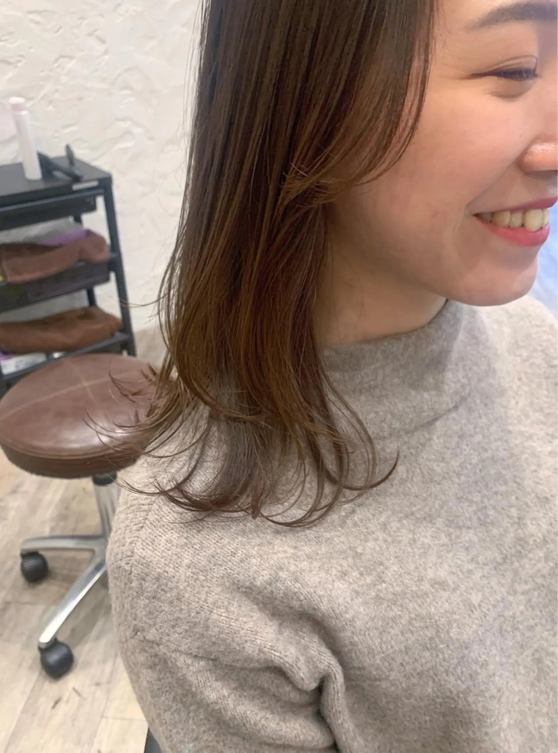 ミディアム ヘアアレンジ レイヤーカット 🌟アレンジが似合う カラー🌟Rumiのヘアスタイル