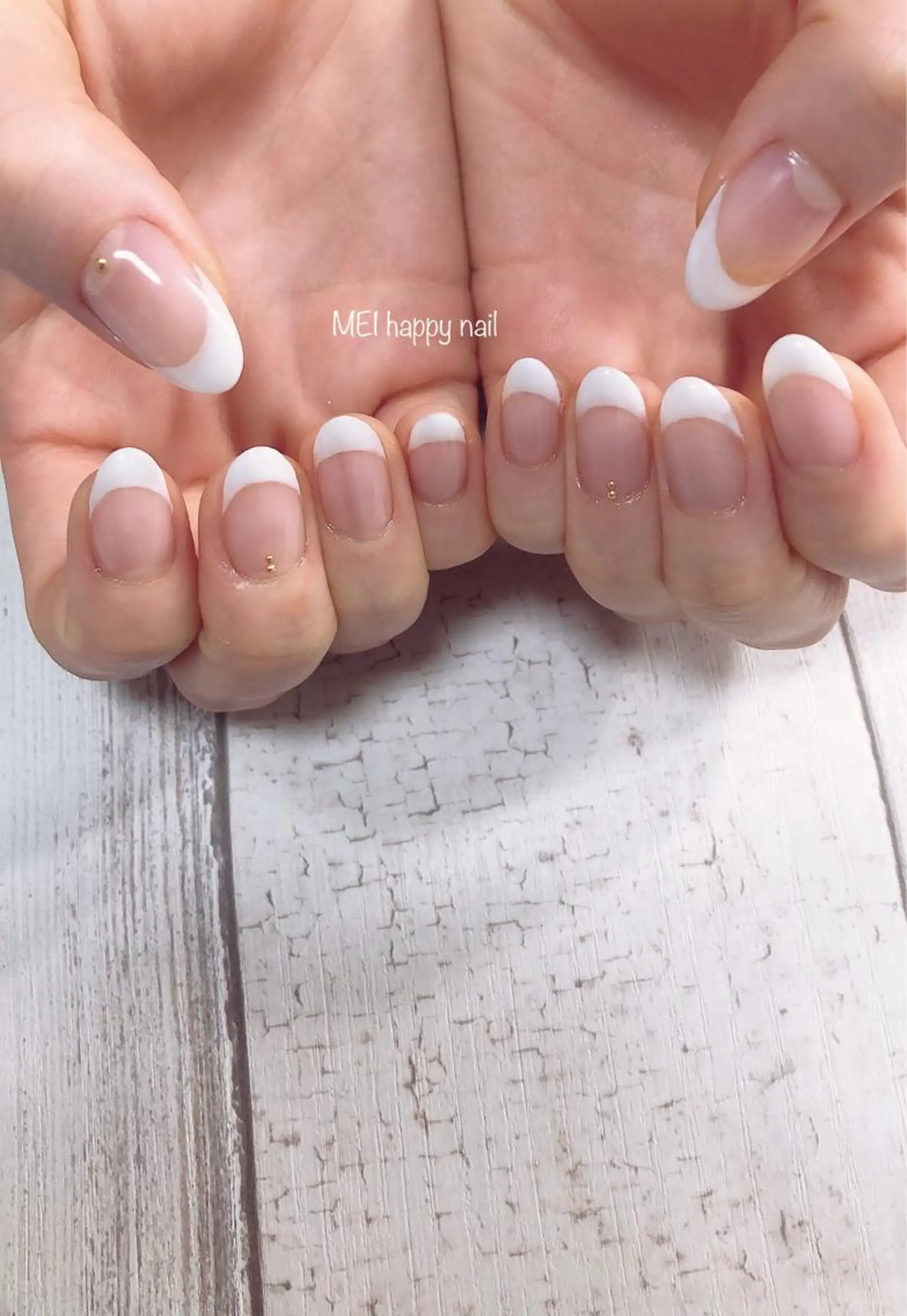 ネイル 北浦和 自爪育成ケアのネイルデザイン