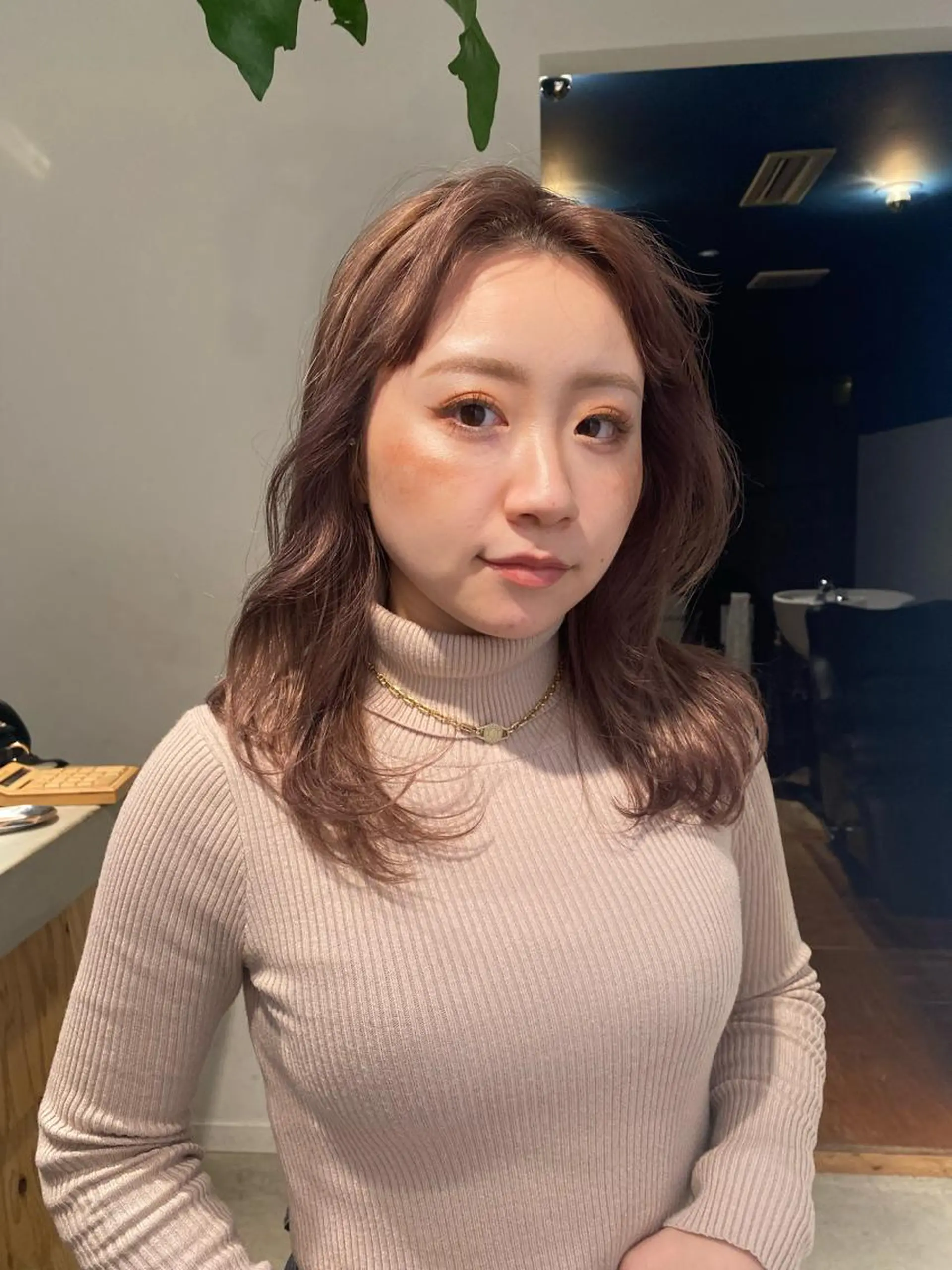 セミロング レイヤー/透明感/ ブリーチなし/わかなのヘアスタイル