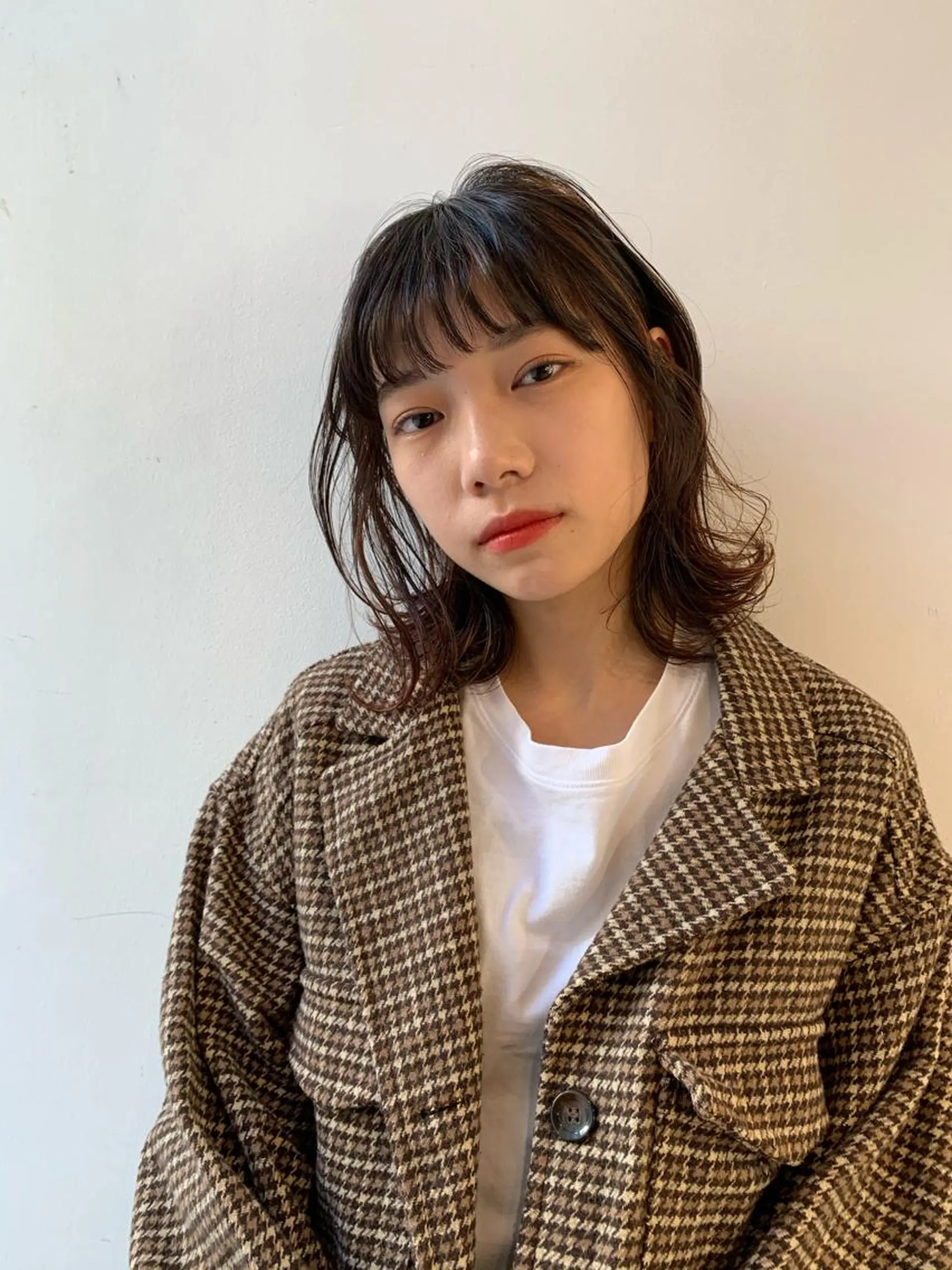 ミディアム 宮嶋 勇輔のヘアスタイル