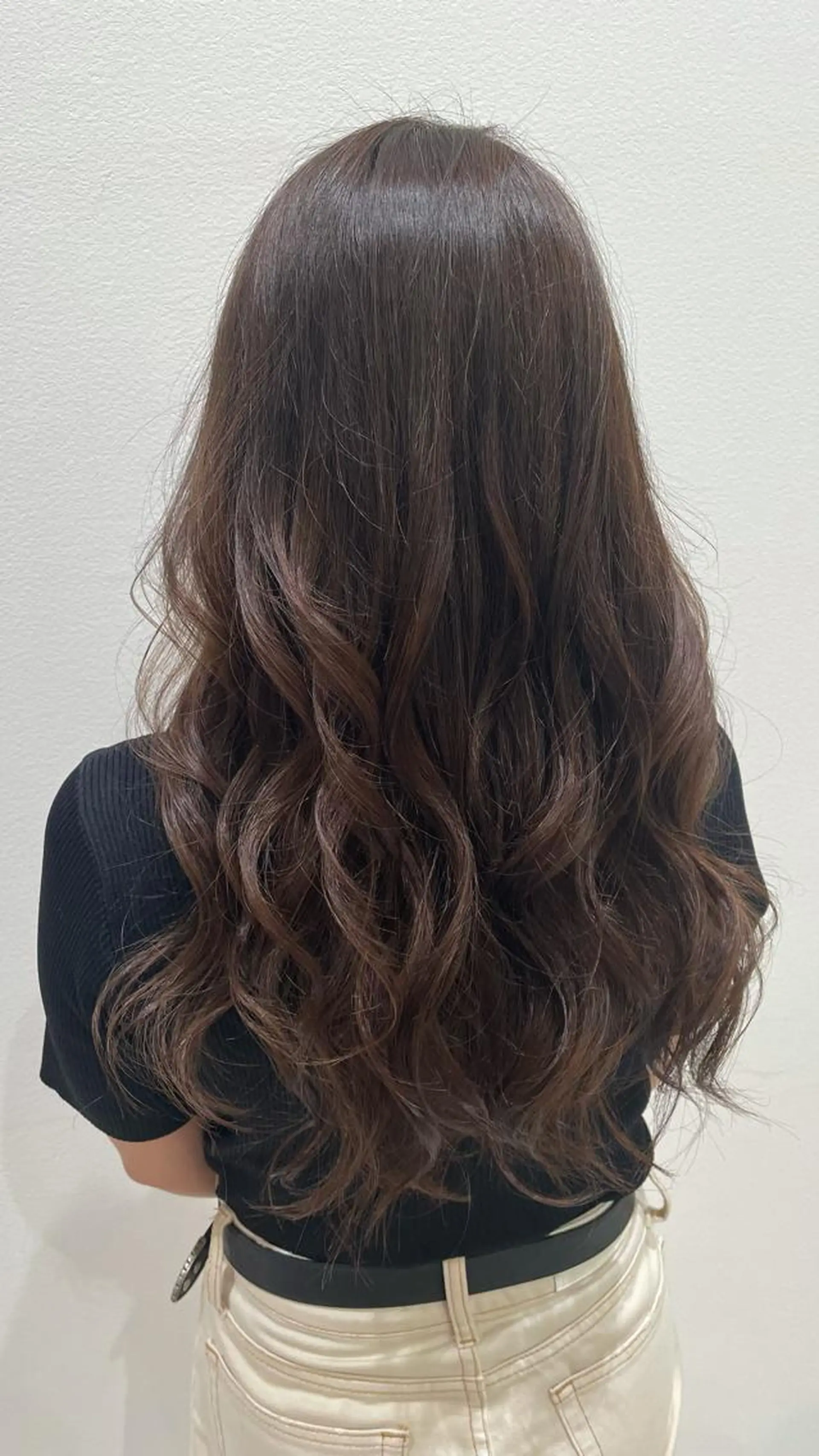 ロング パーマモデル募集🌈 森脇帆南のヘアスタイル