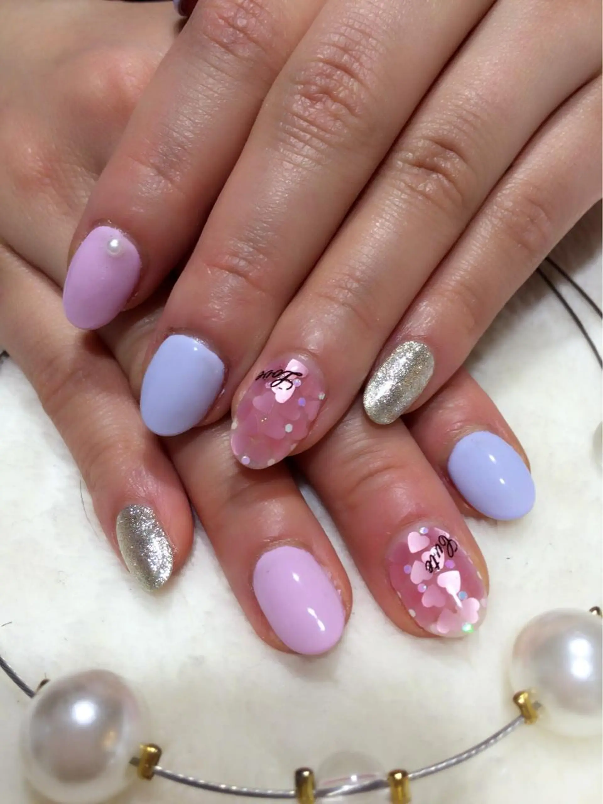 ネイル Sympa 𝓜iwako🐰ᩚのネイルデザイン