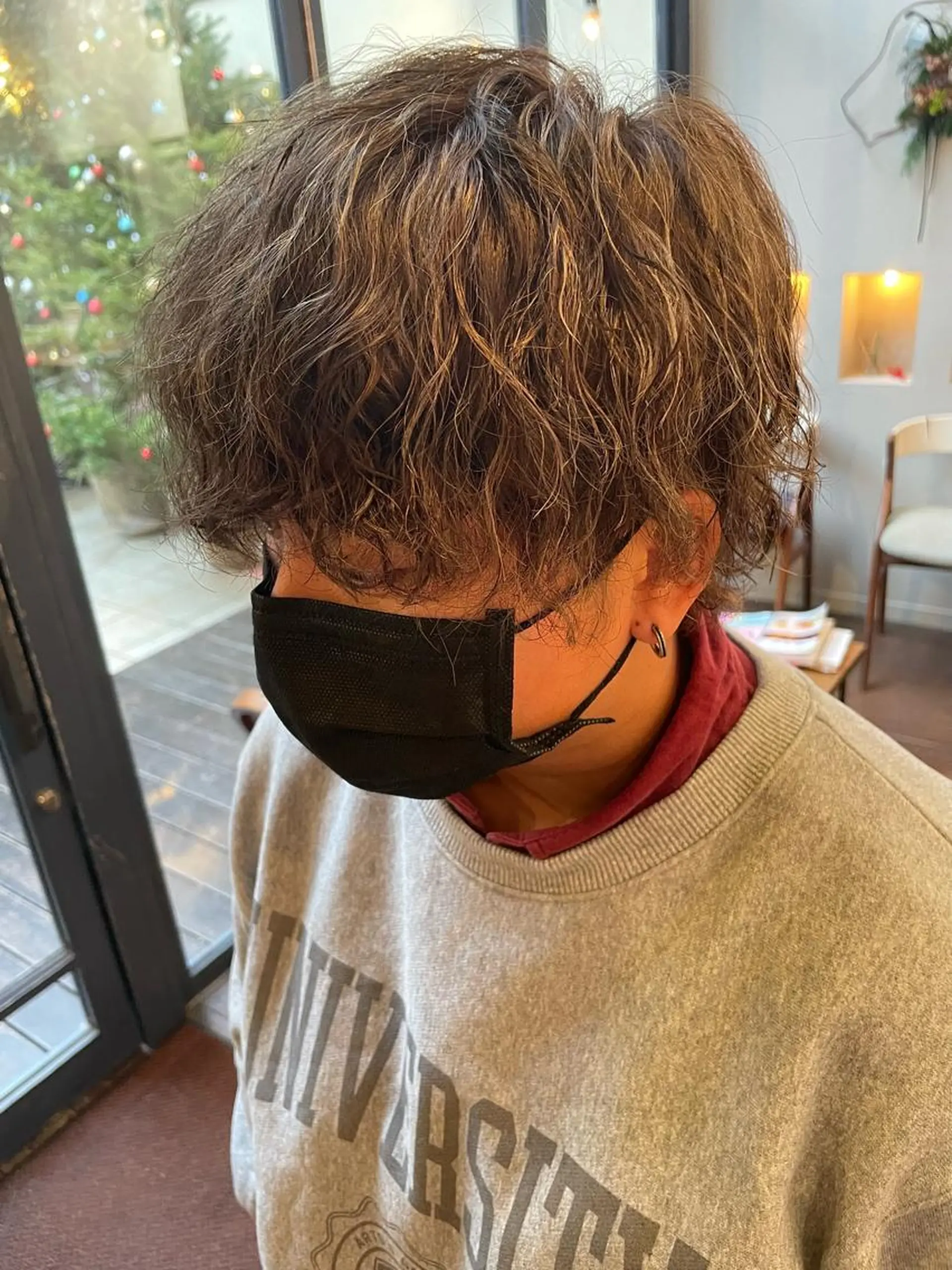 ショート パーマ ニュアンスパーマ カット パーマ 抜け感ボブ×パーマ ｜kazaneのヘアスタイル