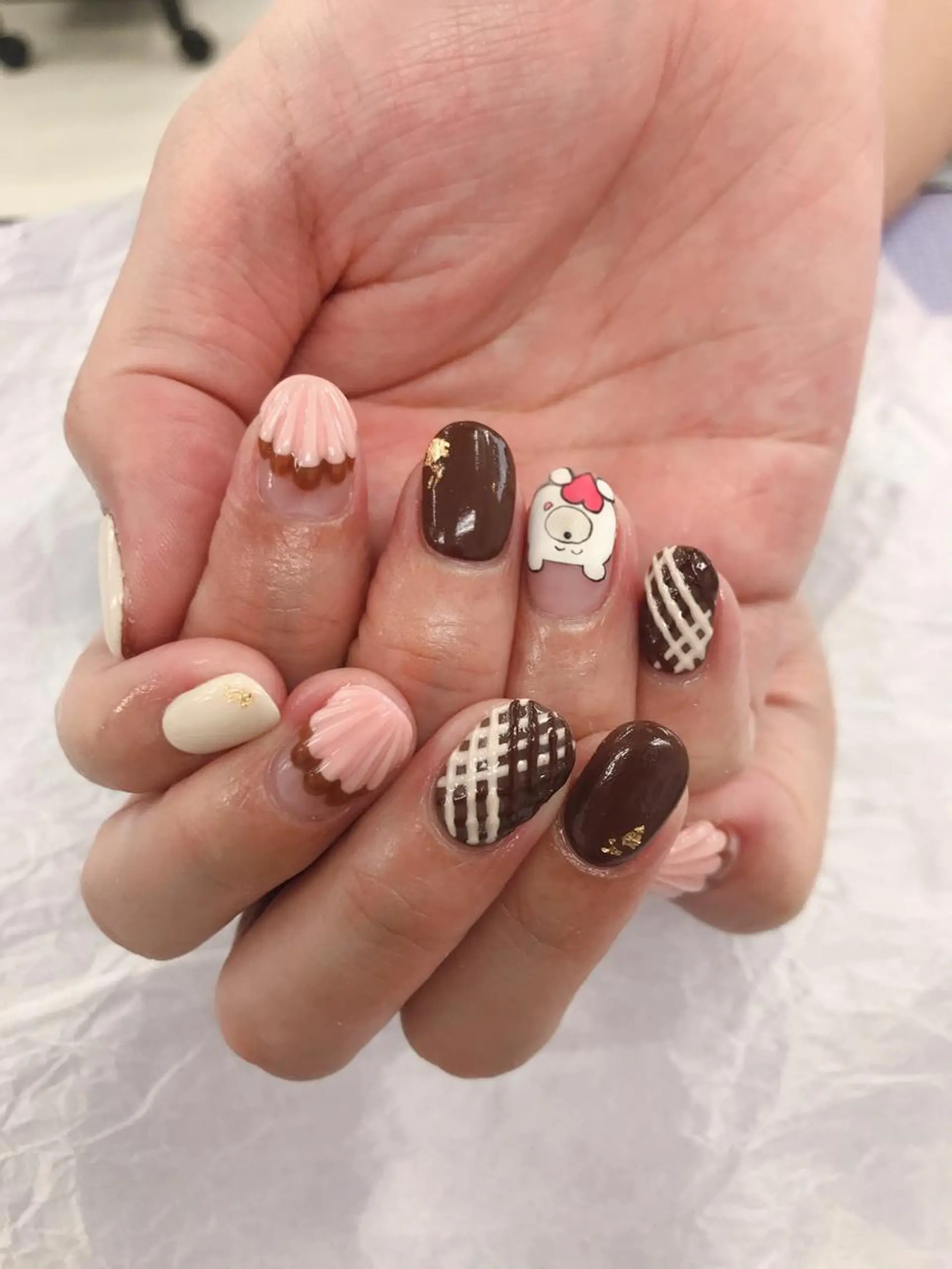 ネイル バレンタイン ネイリスト あこのネイルデザイン