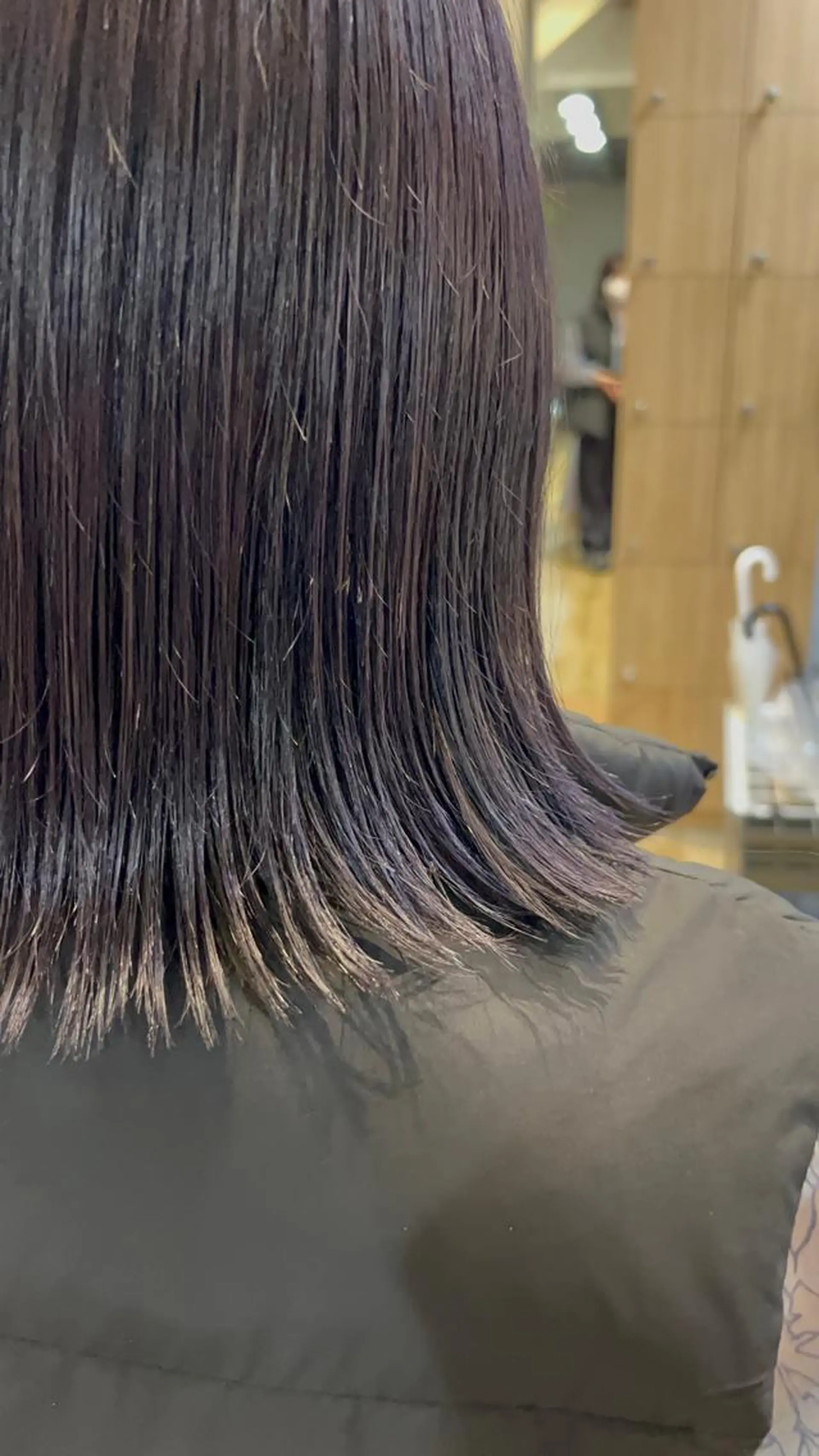 ミディアム カラー カット ヘアカラー トリートメント しみず さくら🌸のヘアスタイル