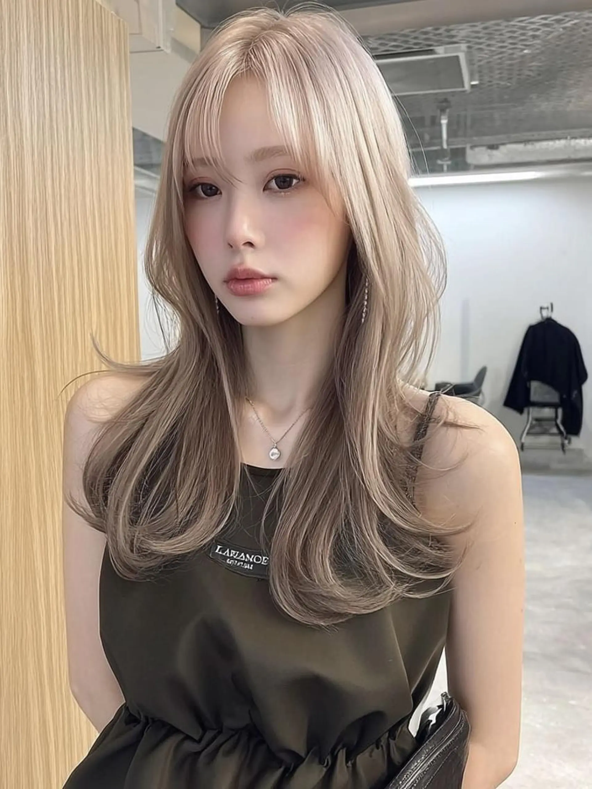 ロング 髪質改善 縮毛矯正 トリートメント 酸熱トリートメント カット ヘアカラー 髪質改善/艶カラー /透明感/石田桃子のヘアスタイル