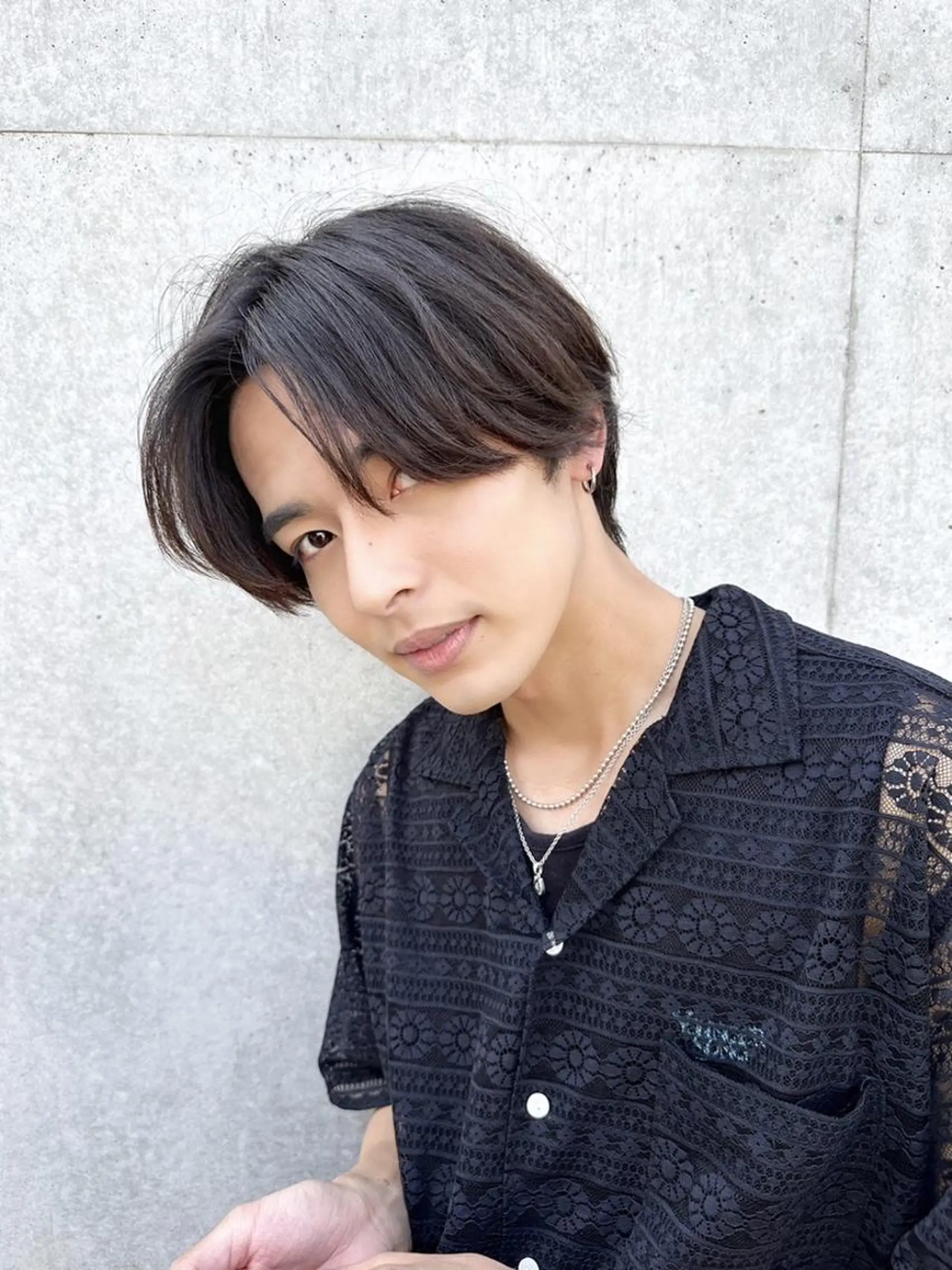 カラー *メンズ専門アカデミ ー🔥BLUCK🏁のヘアスタイル