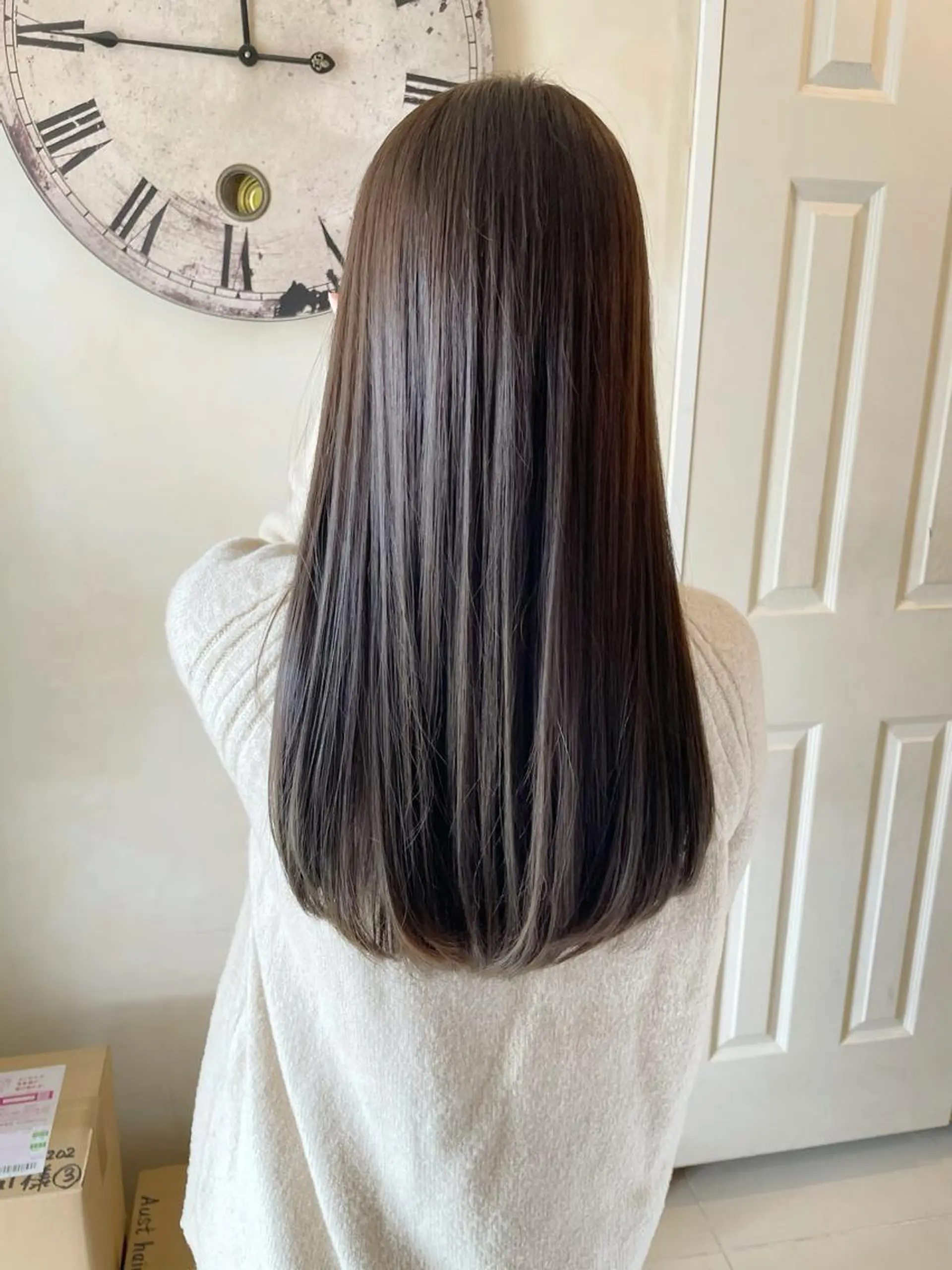 ロング カラー カット ヘアカラー トリートメント 古田 昂也のヘアスタイル