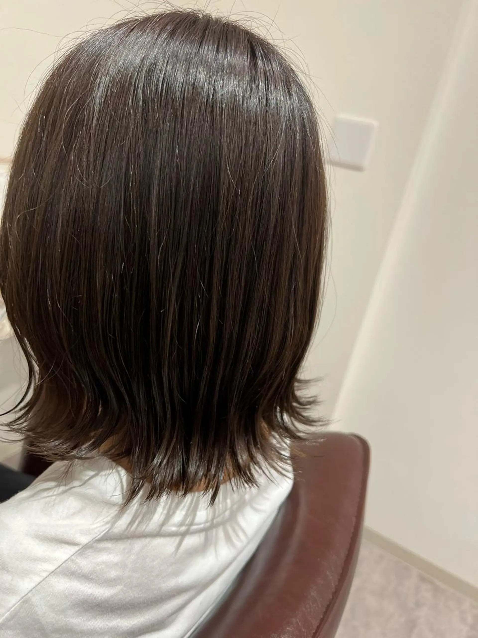 ミディアム カット ヘアカラー 井上 美春のヘアスタイル