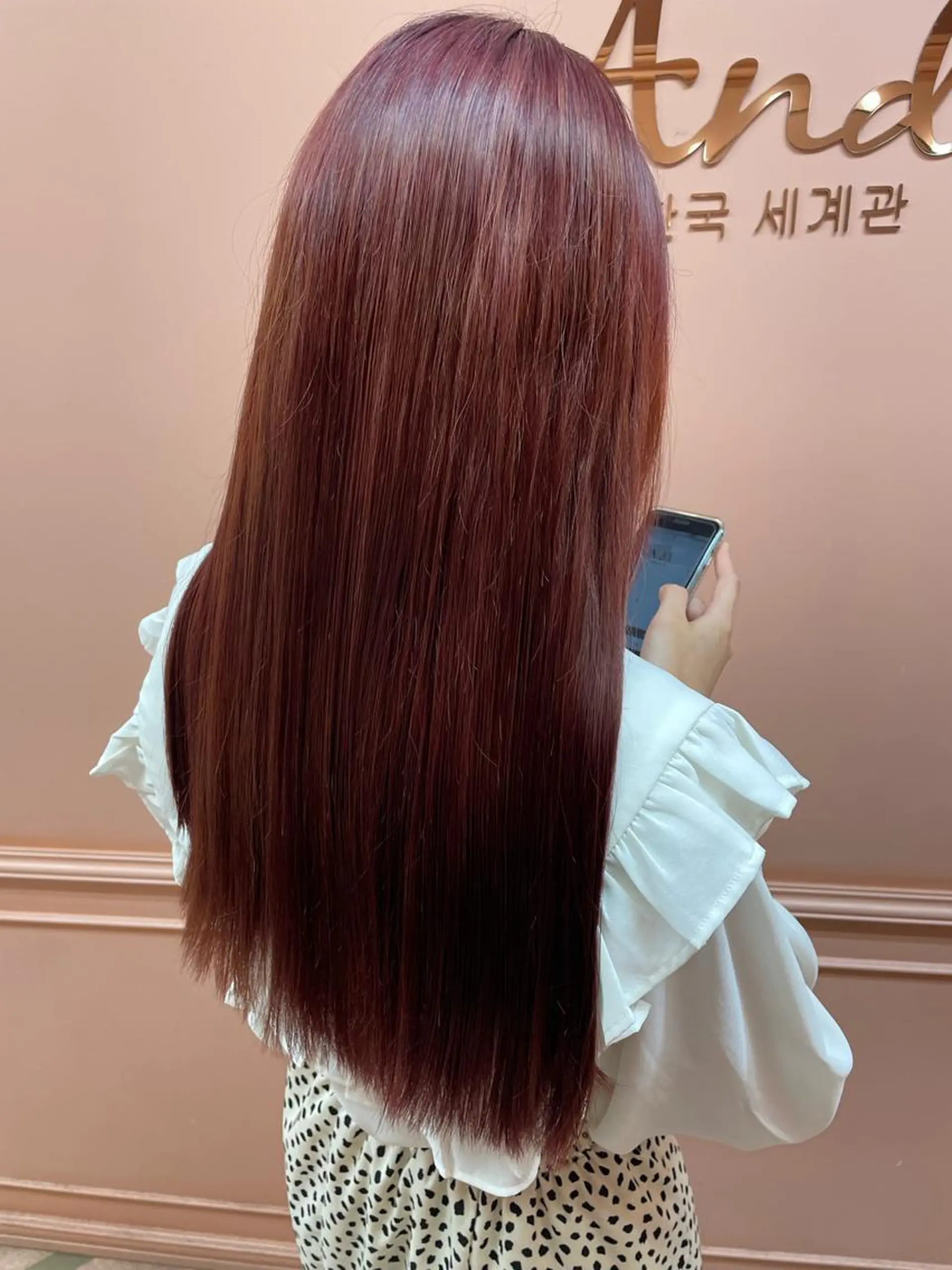 ロング 縮毛矯正・髪質改善 特化 出納 直起のヘアスタイル