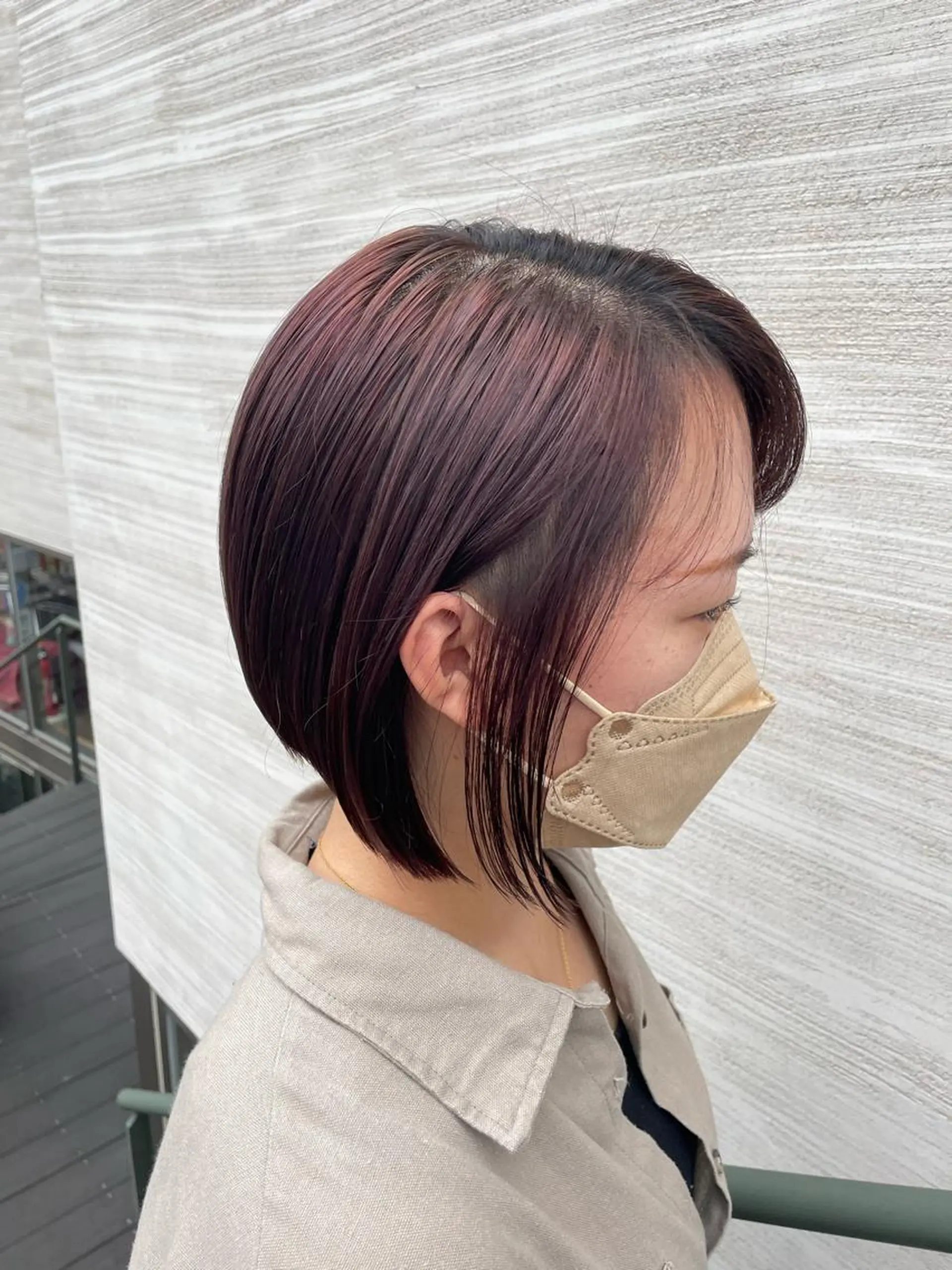 ミディアム カラー アッシュ ベージュカラー ブリーチ ケアブリーチ ショコラグレージュ ヘアカラー 韓国風/オシャレ /縮毛矯正/滝口琴未のヘアスタイル