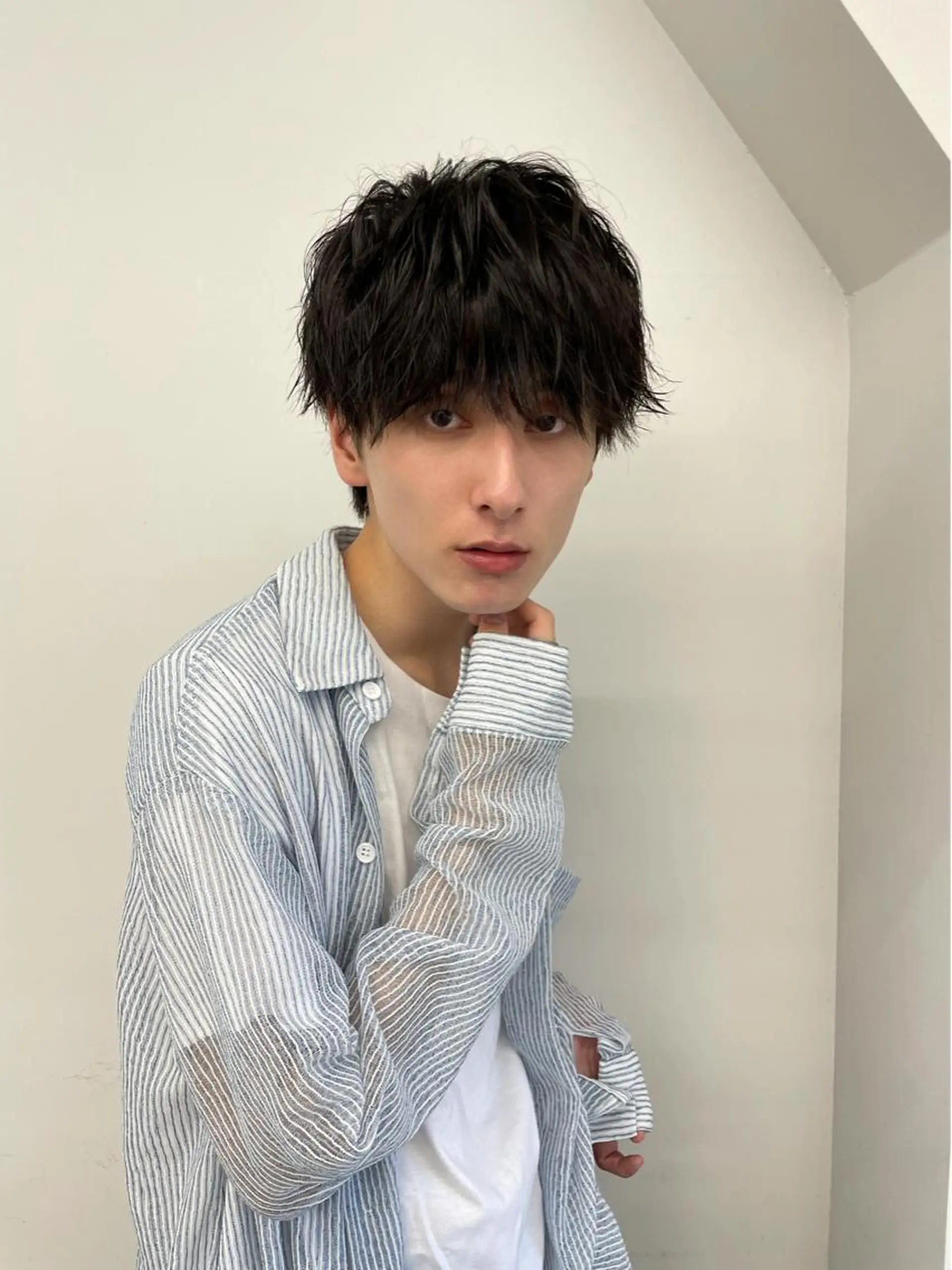 メンズ マッシュ カット 💗韓国ヘア/透明感 💗若菜あいこのヘアスタイル