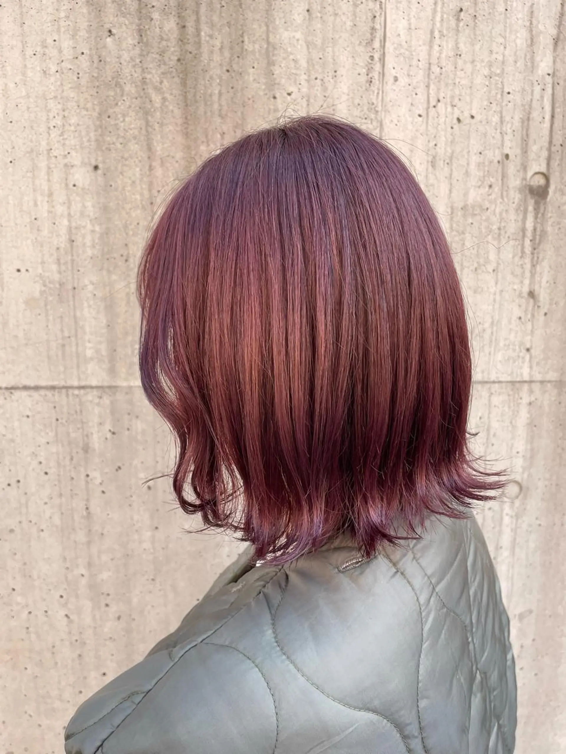 セミロング カラー パーマ ☀️海外レイヤー 🇺🇸/ヒナコのヘアスタイル