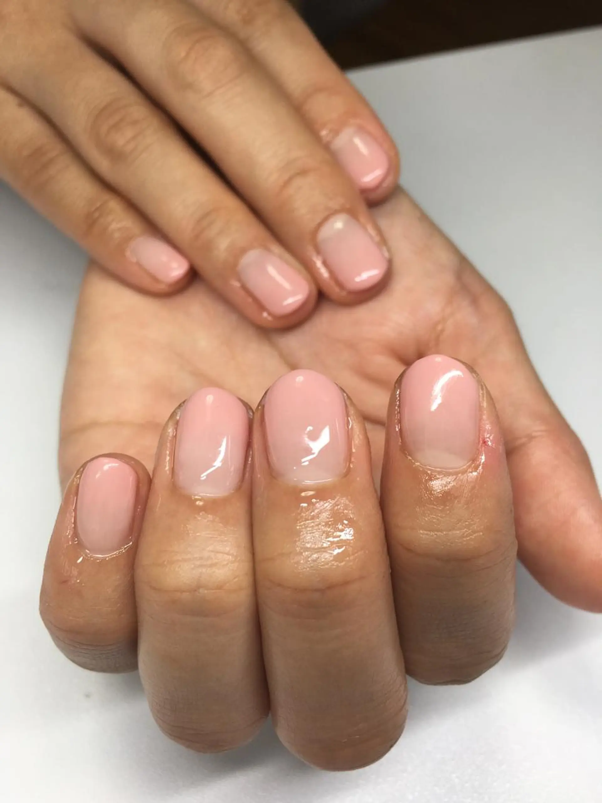 ネイル グラデーション ピンク glow_ nailのネイルデザイン
