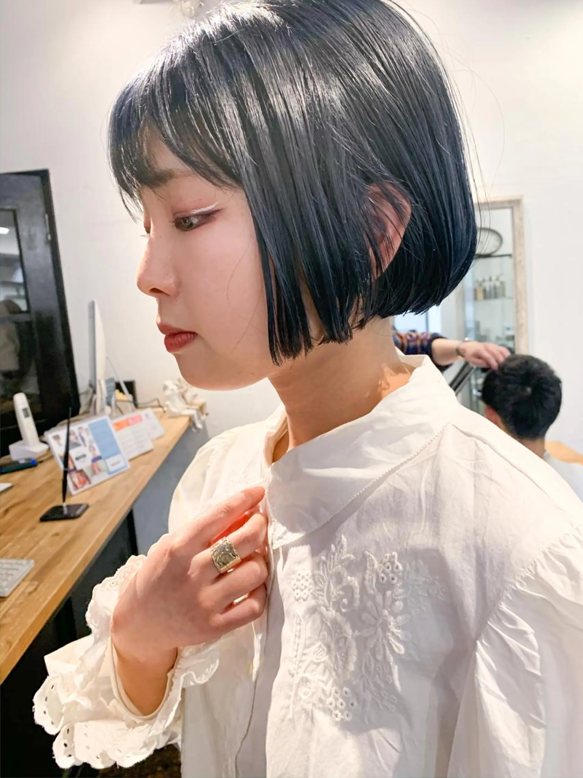 ショート カラー ブルーカラー ハイトーンカラー topstylist fukudaのその他イメージ
