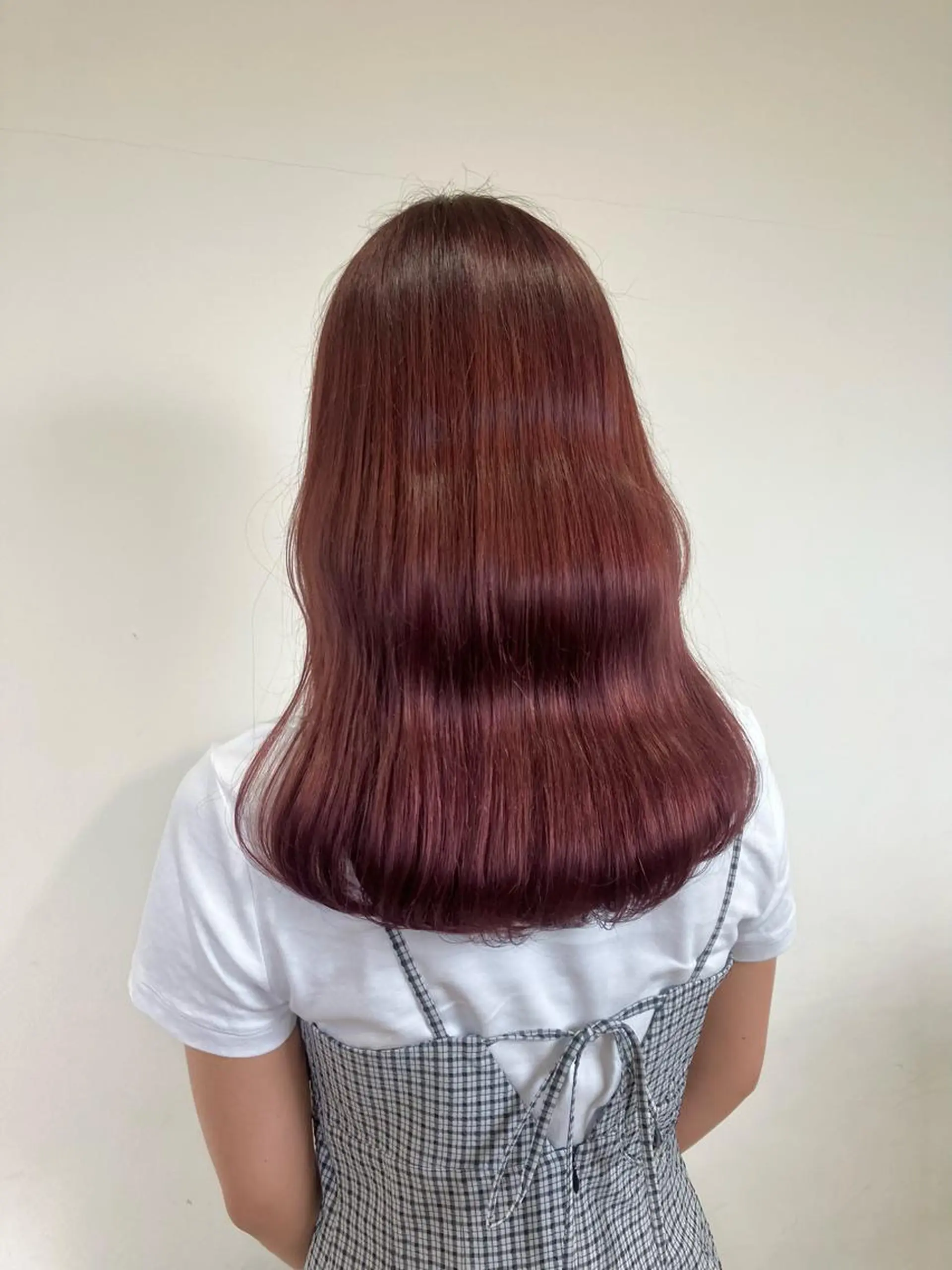 セミロング ハイライト ヘアカラー トリートメント 梅山 美侑のヘアスタイル