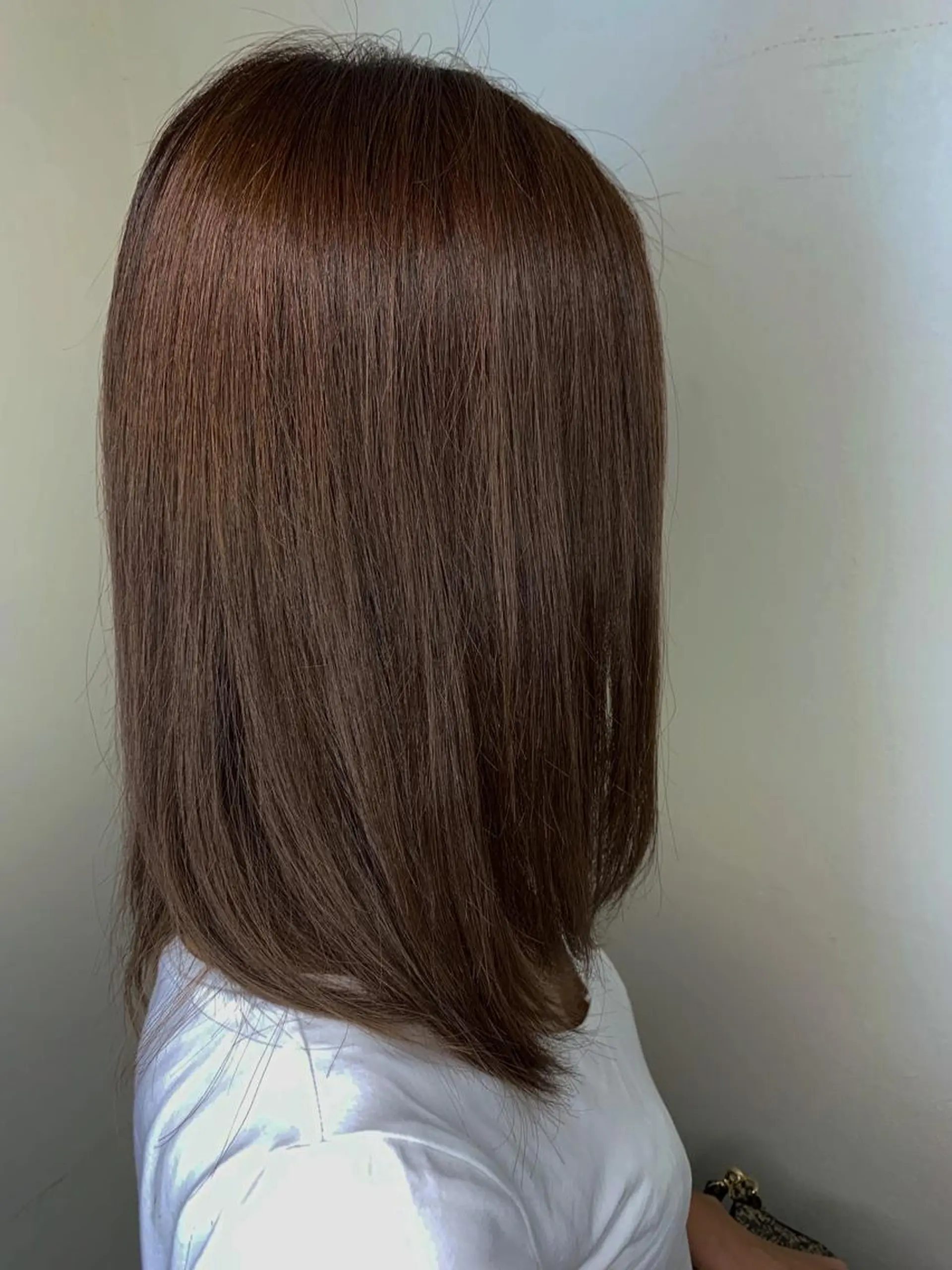 ミディアム カラー ブラウンカラー ショコラブラウン 艶髪クリエイター🪽 秋田 聖也のヘアスタイル