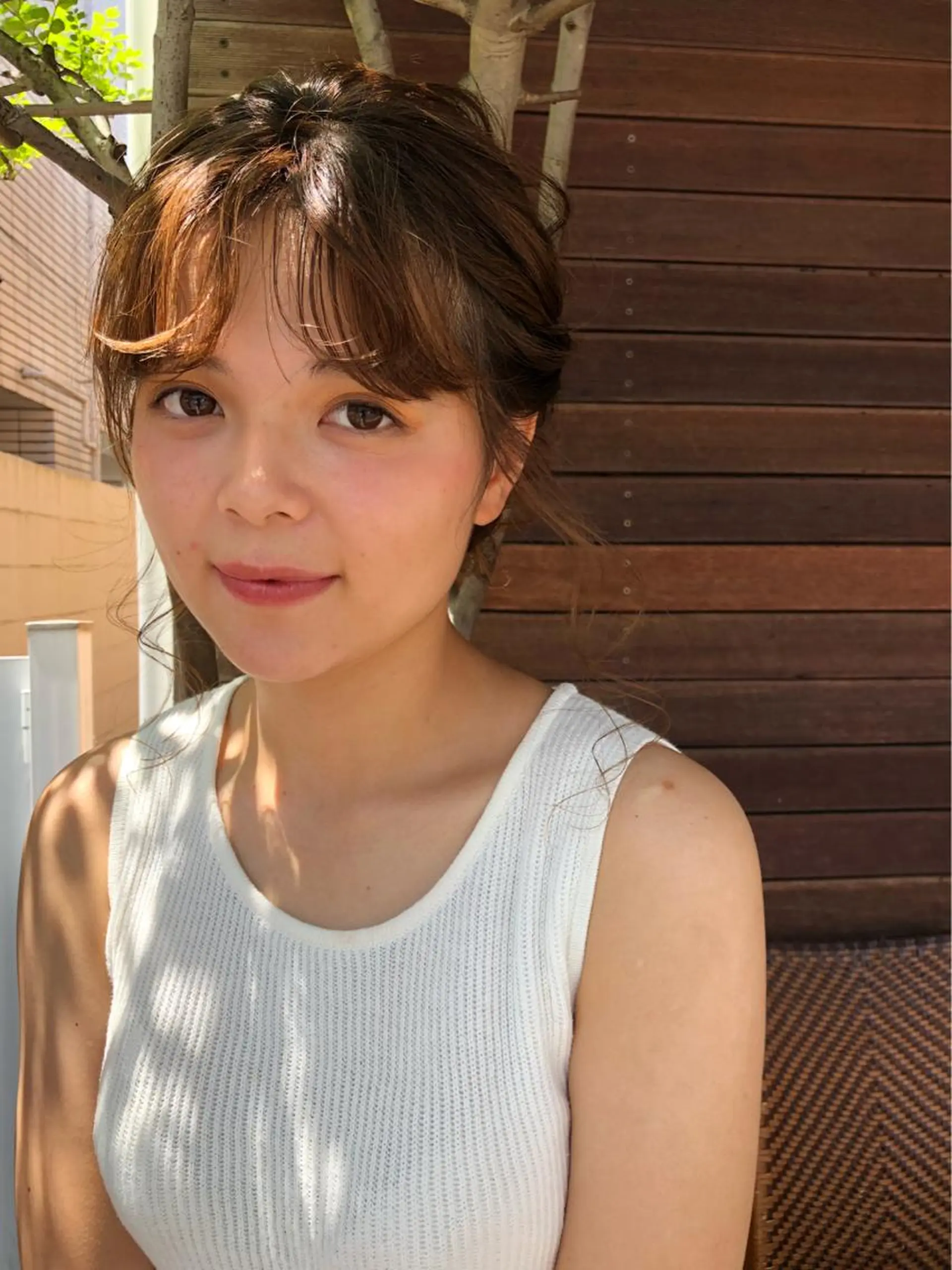 ロング カラー ヘアアレンジ 榎園 由美のヘアスタイル