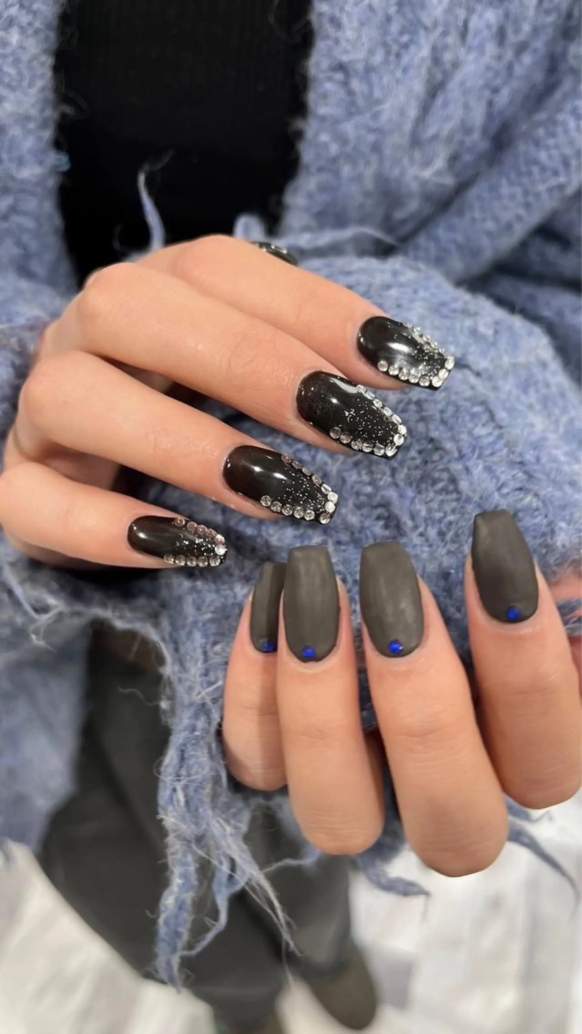 カラー ネイル マツエク・マツパ マットネイル ニュアンスネイル ストーンネイル mai🤍縮毛酸性ス トレート/アイリストのヘアスタイル