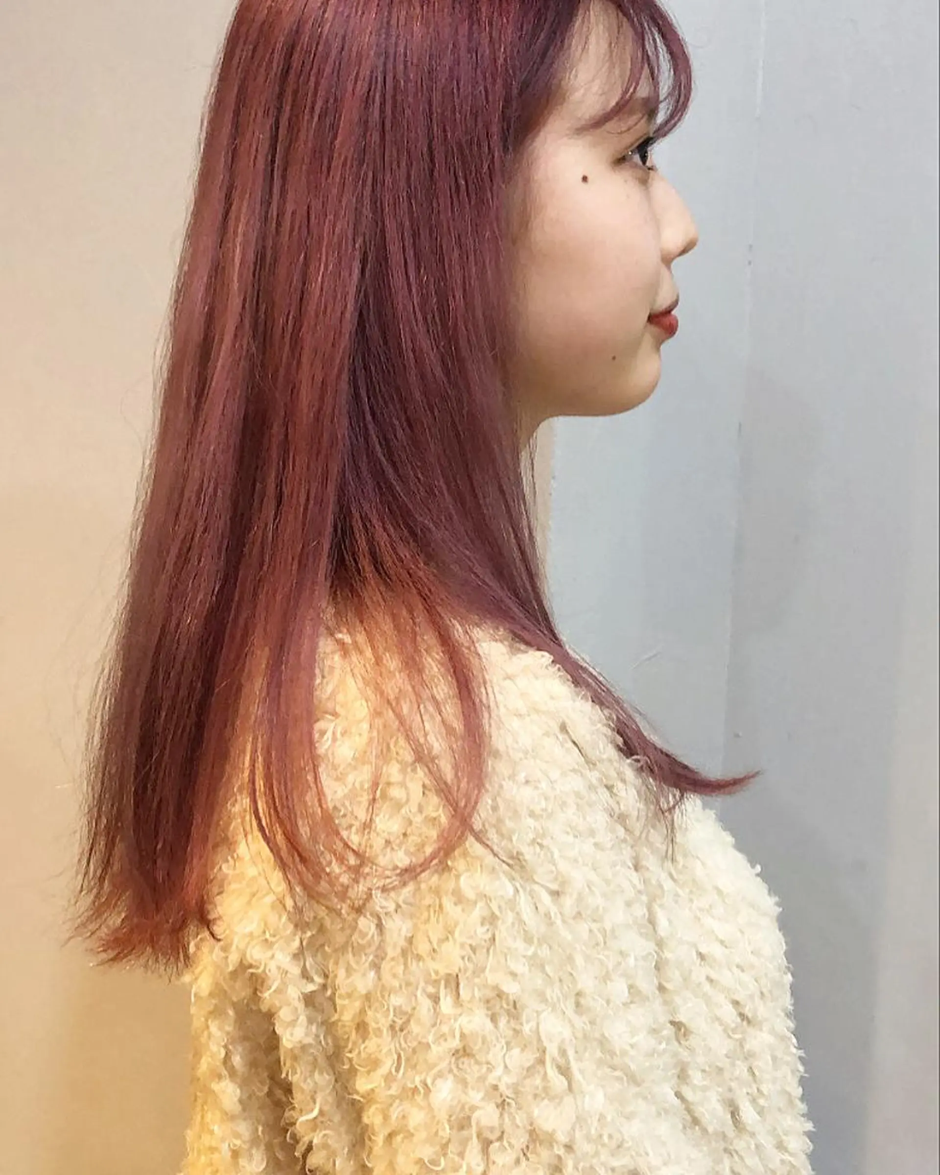 ロング カラー ベージュカラー ラベンダーカラー ピンクカラー ピンクラベンダー パープルカラー ヘアカラー hono/ボブ/ ハイトーン/ベージュのヘアスタイル