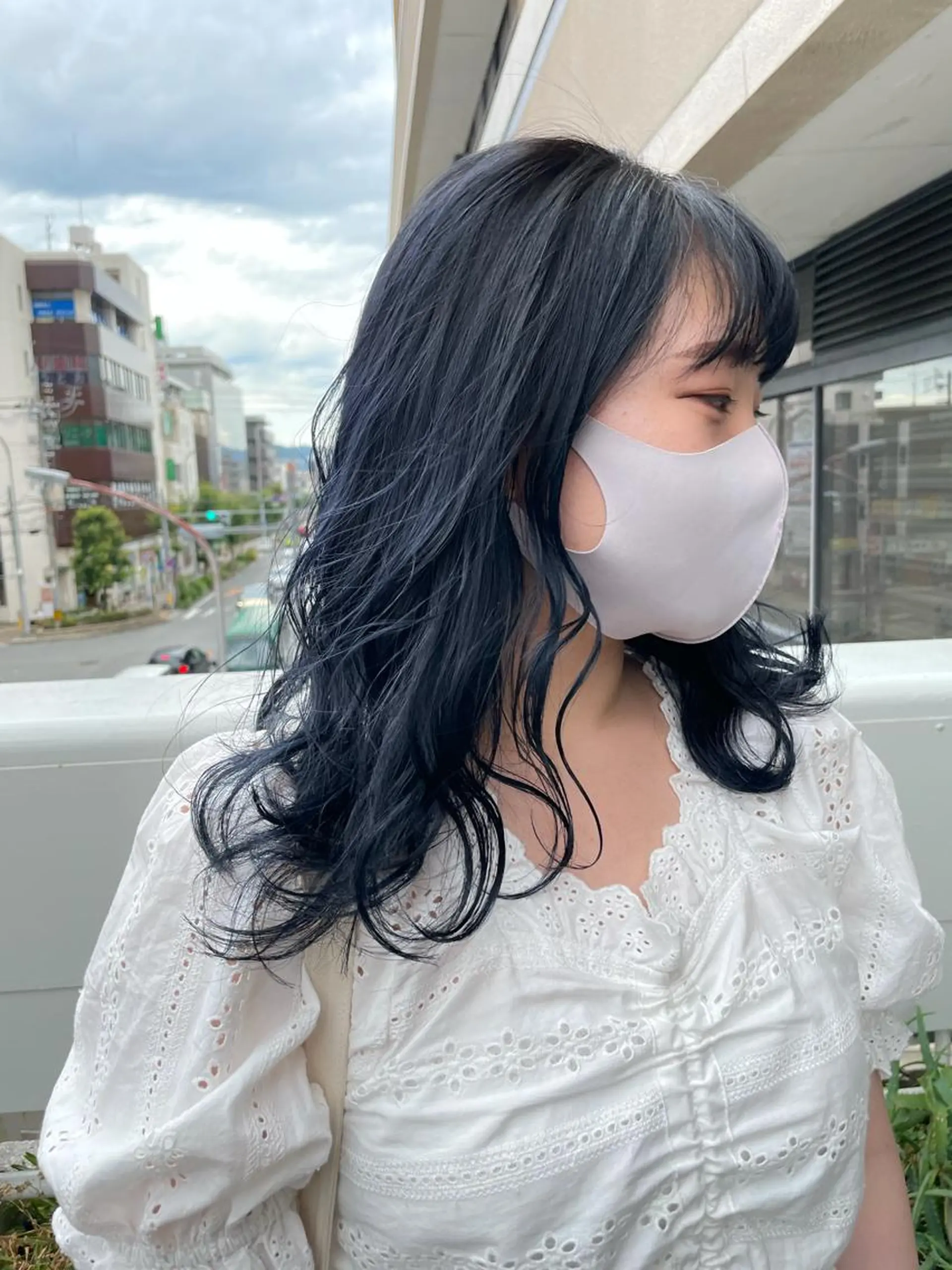 ミディアム カラー カラー特化型美容師 保住のヘアスタイル