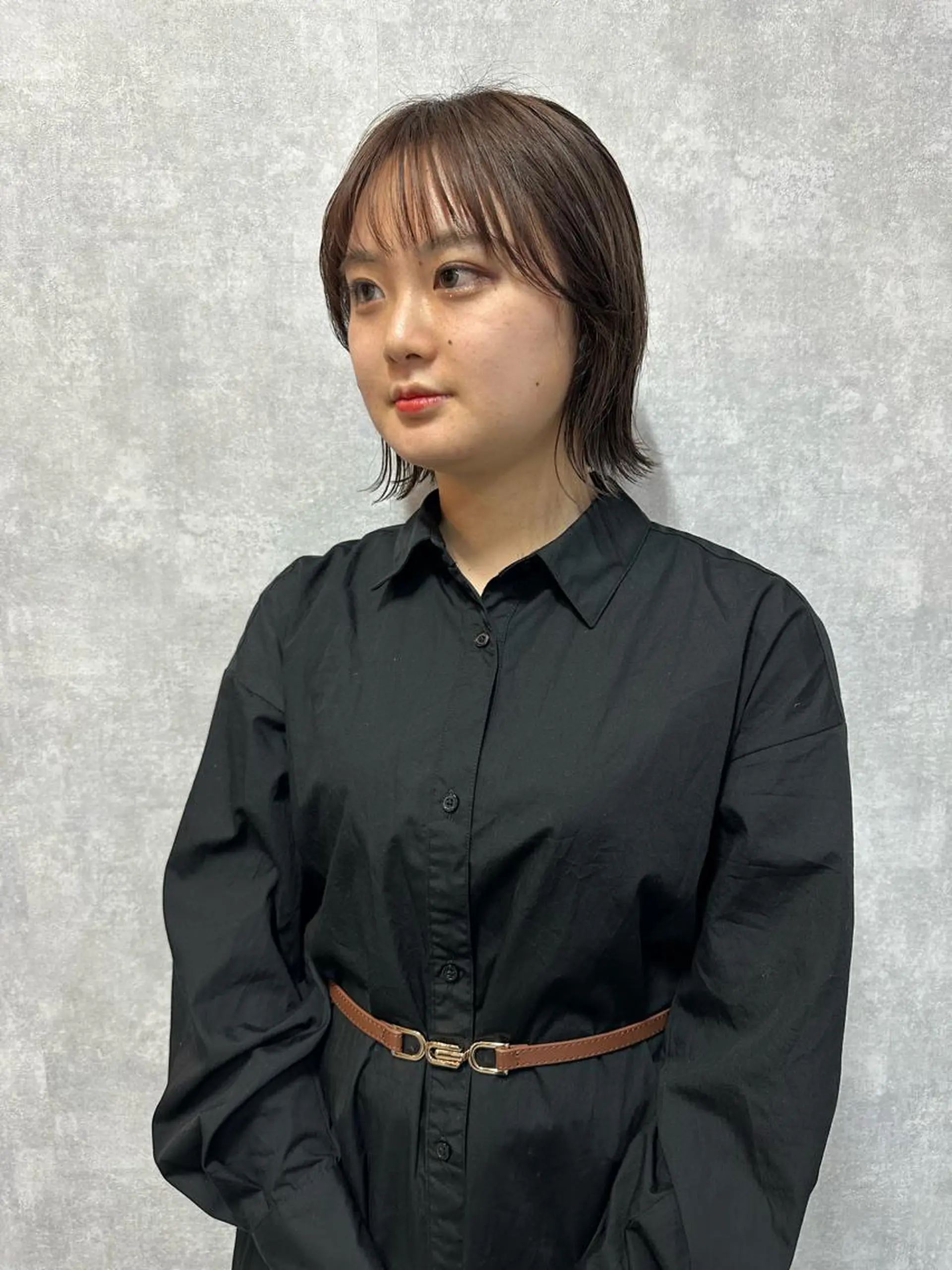 ショート 切りっぱなしボブ ショートボブ ハンサムショート 丸みショート アッシュ モテ髪/ボブ/ショー ト/アダチフウトのヘアスタイル