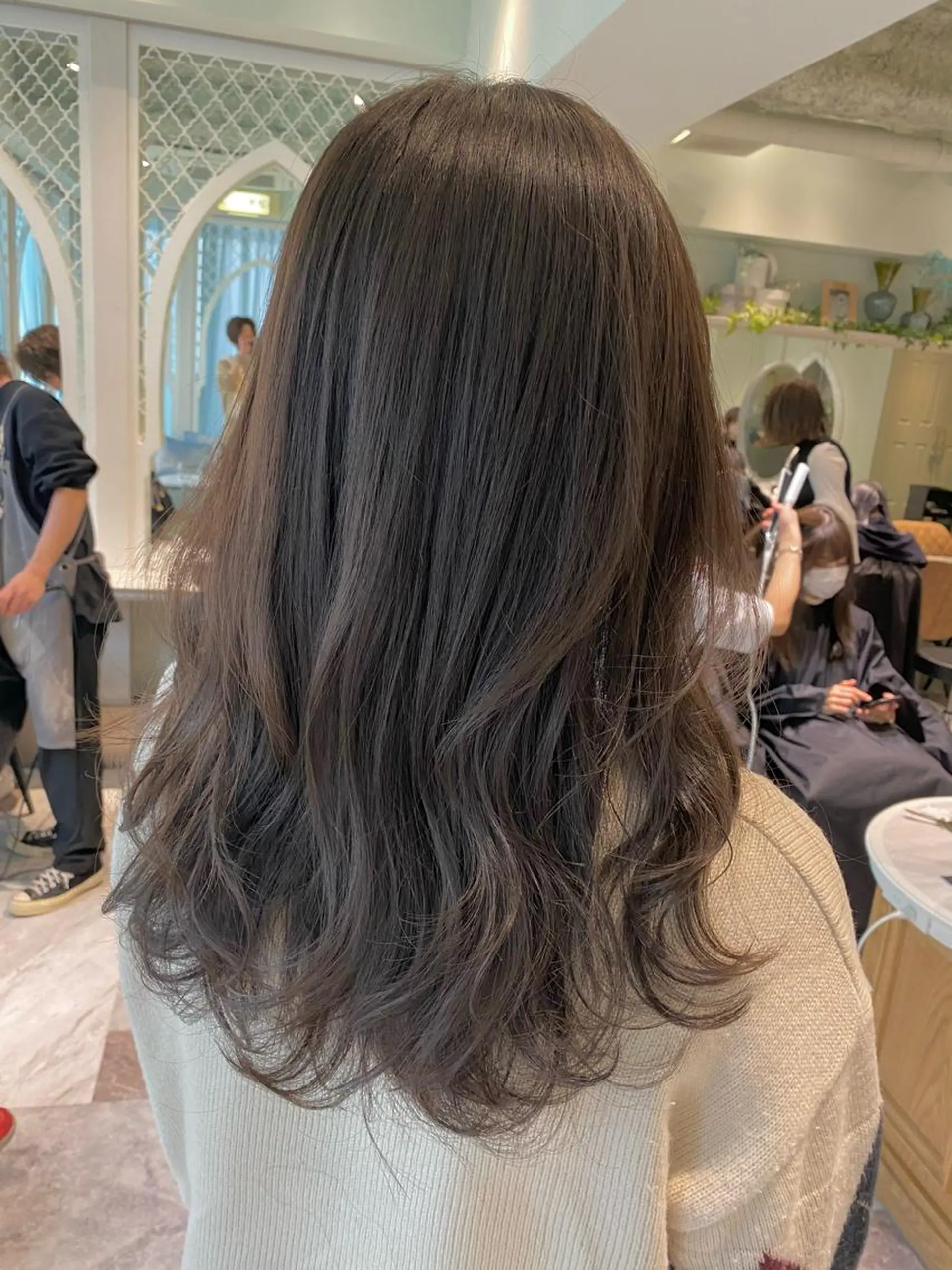 カラー 艶カラー/ボブ /似合わせ/田口愛那のヘアスタイル