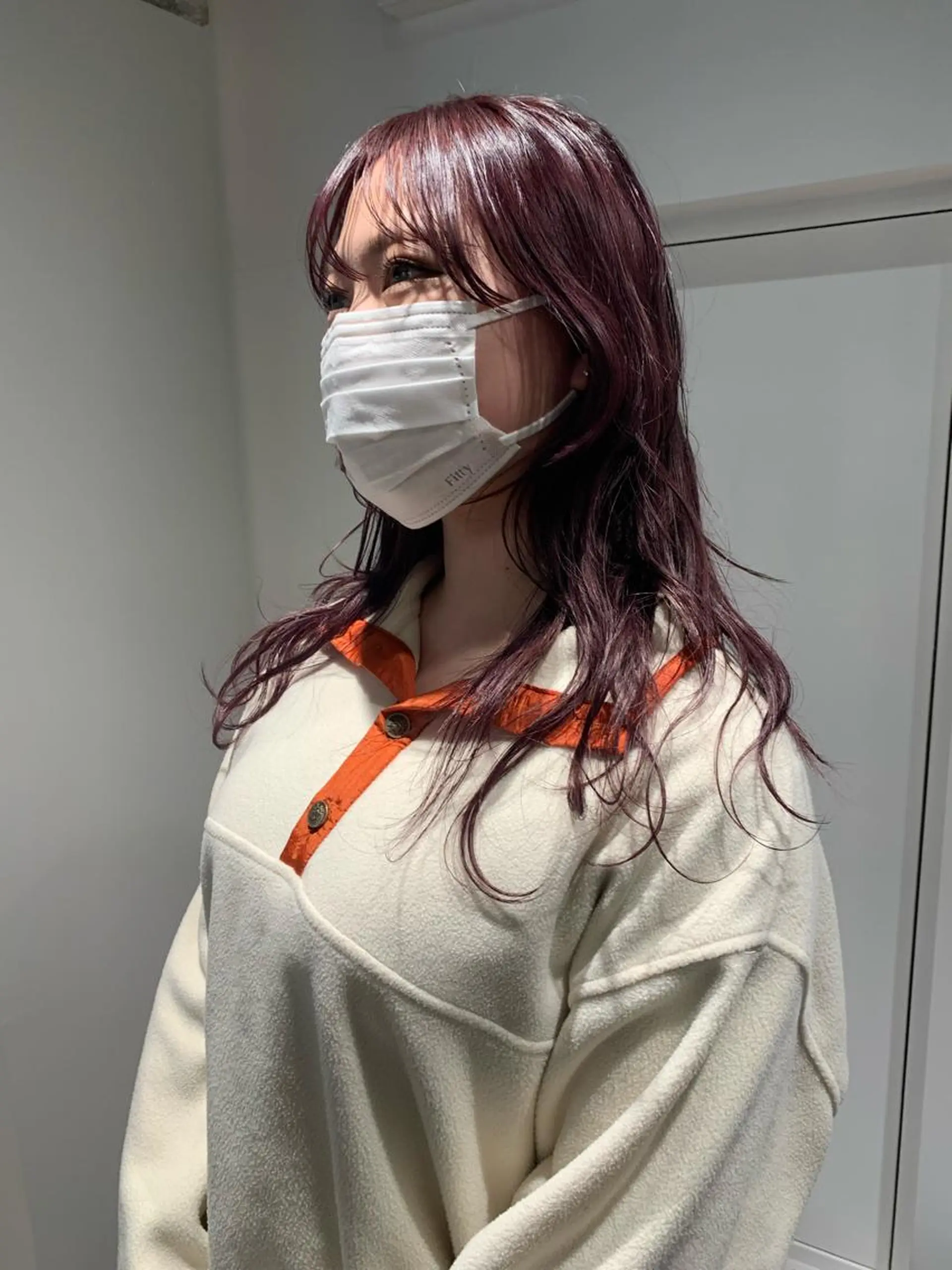 セミロング カラー メンズ メンズブリーチ ブリーチ ヘアカラー TONUKOA RUA下北沢店【トヌコア ルア】所属・丸山璃子 /パーマ/レイヤーのヘアスタイル