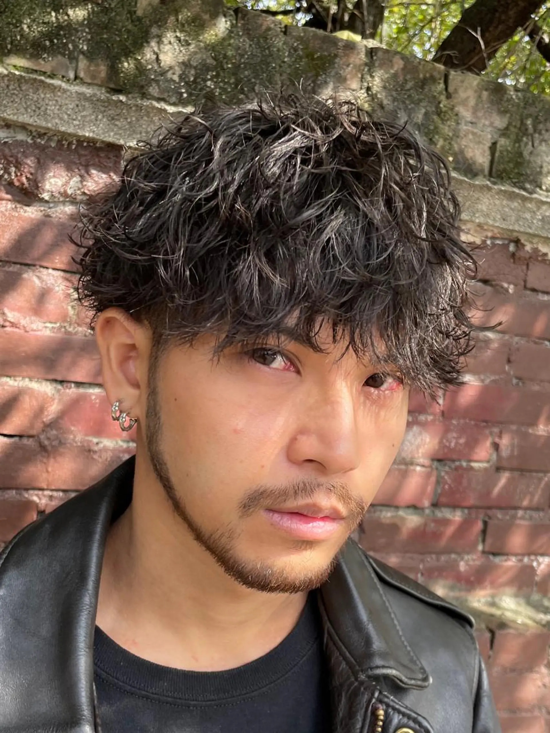 ショート メンズ メンズパーマ 波巻きパーマ fifth リュウセイのヘアスタイル