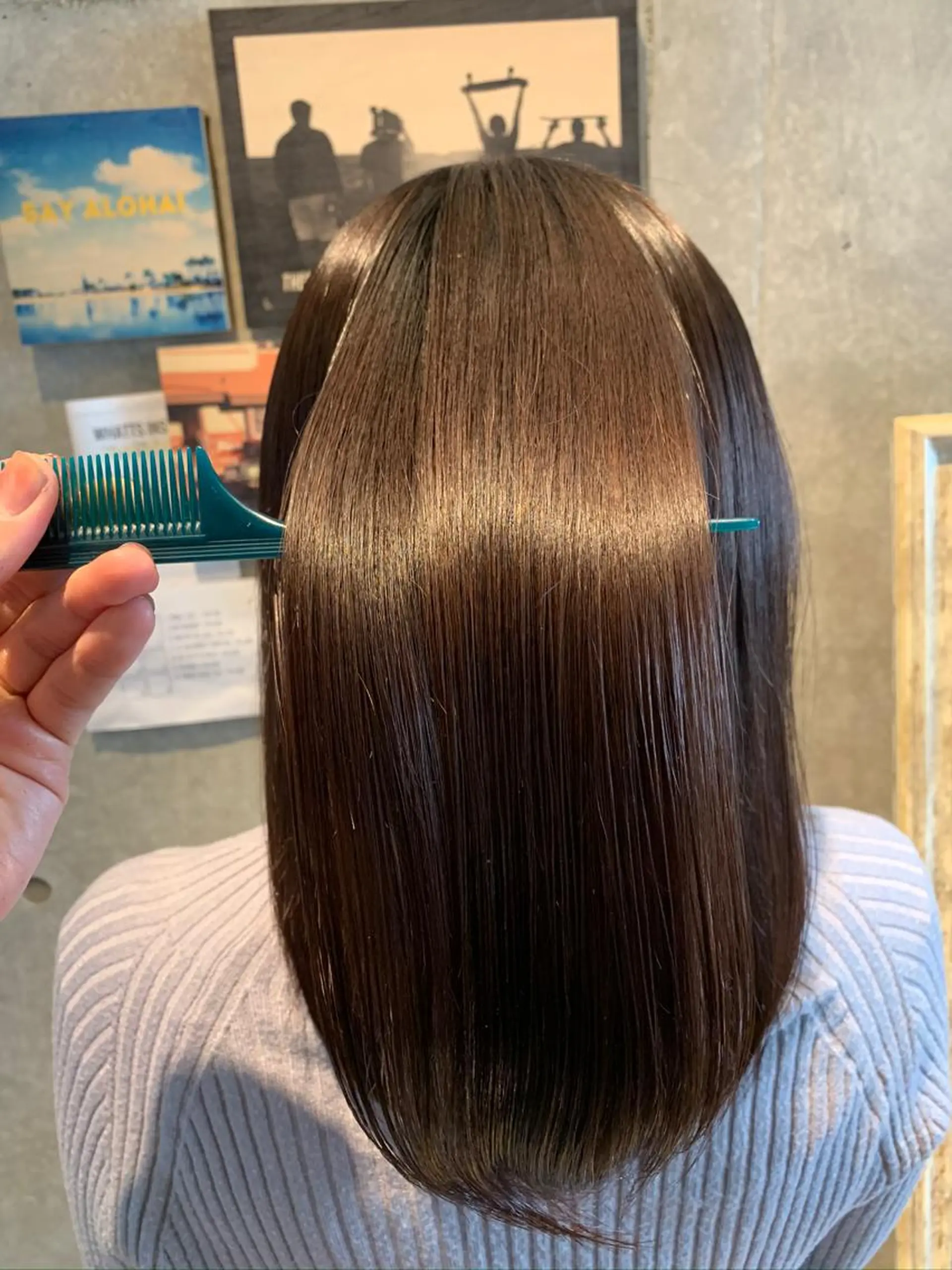 ロング 縮毛矯正 カット 縮毛矯正 トリートメント ヘッドスパ ＊くせ毛に特化＊ 【yun】のヘアスタイル