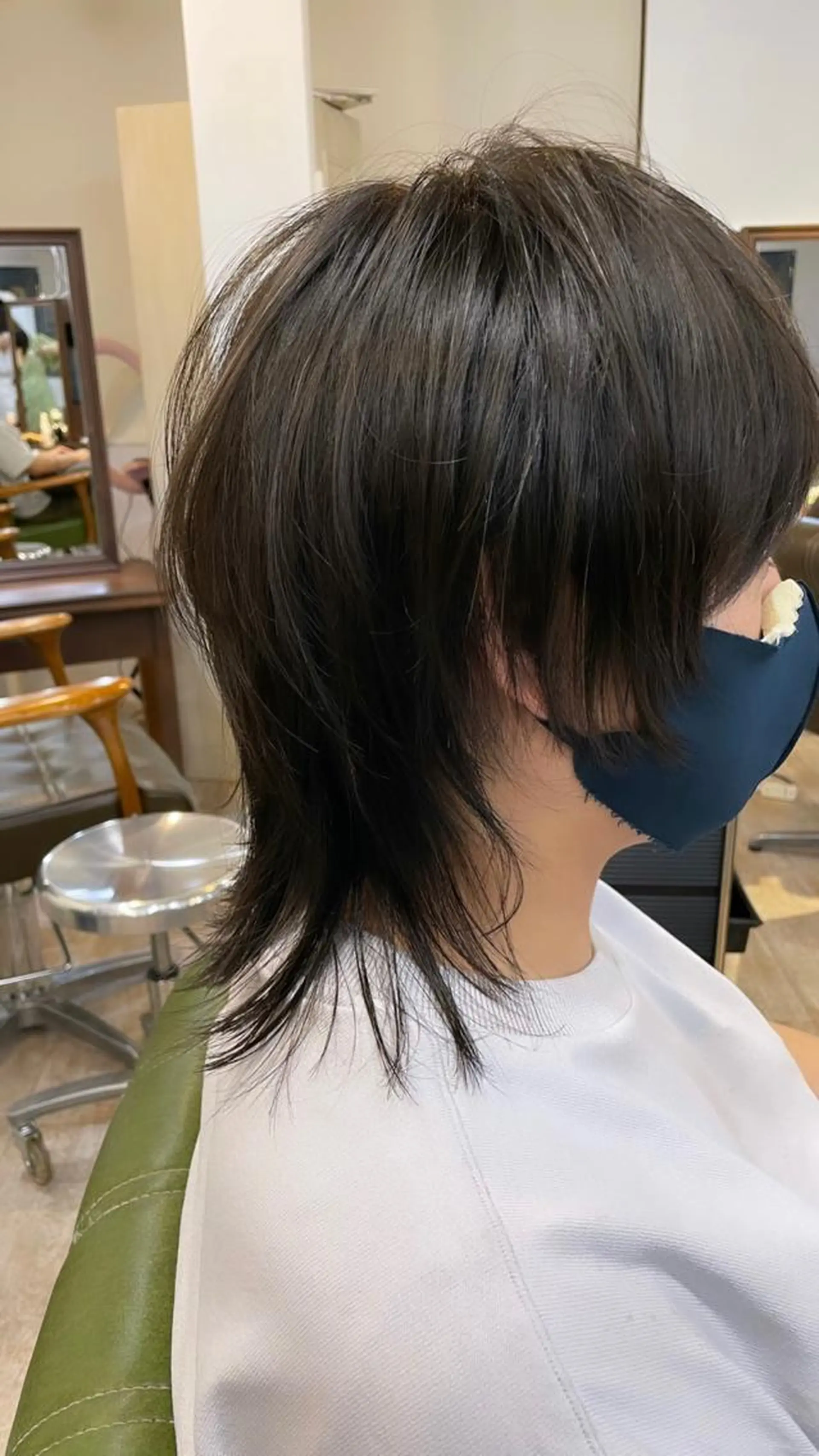 ミディアム ウルフカット/ボブ りなのヘアスタイル