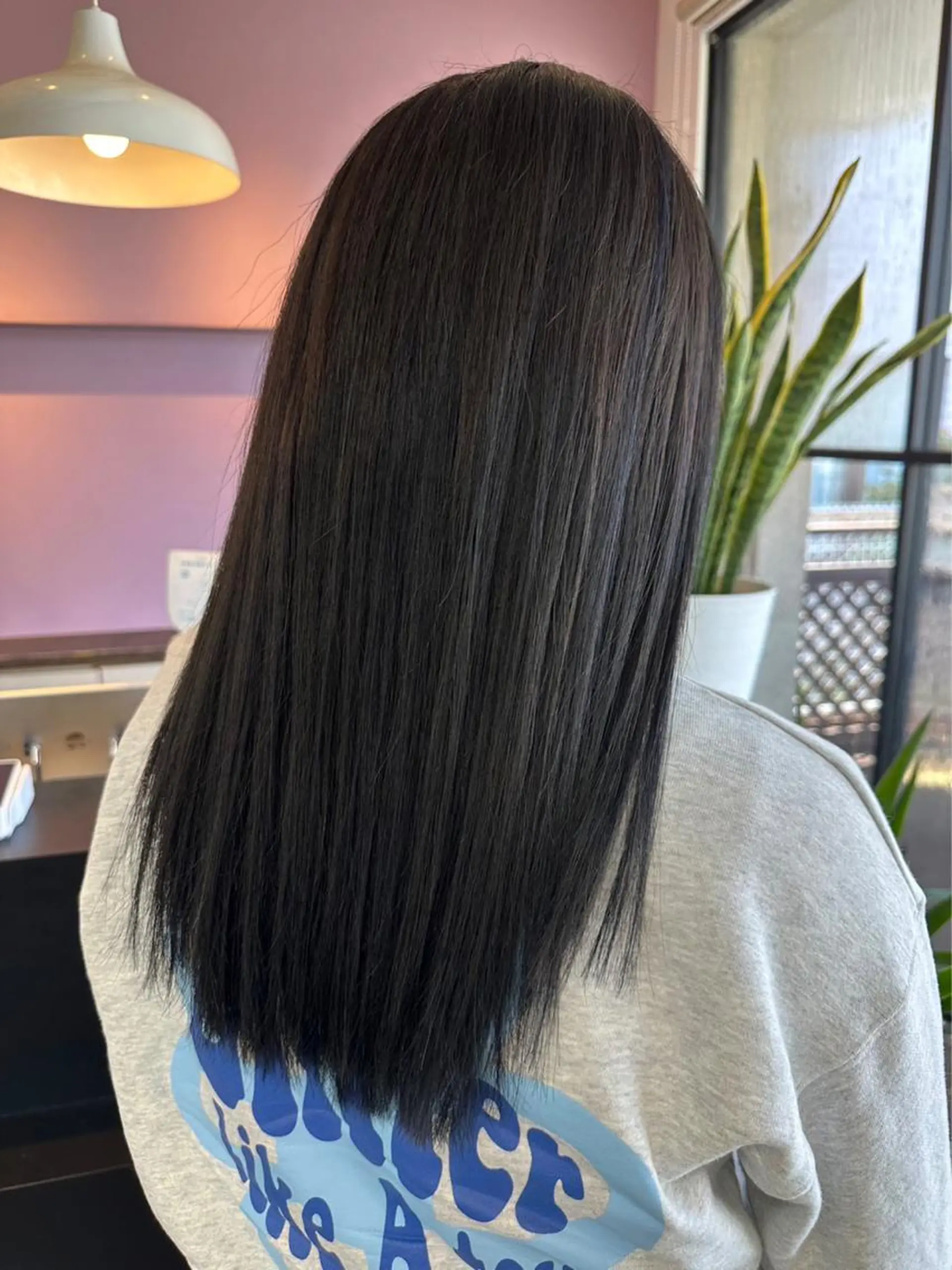 ミディアム 縮毛矯正 阿倍野/髪質改善 /縮毛矯正/坪田幸広のヘアスタイル