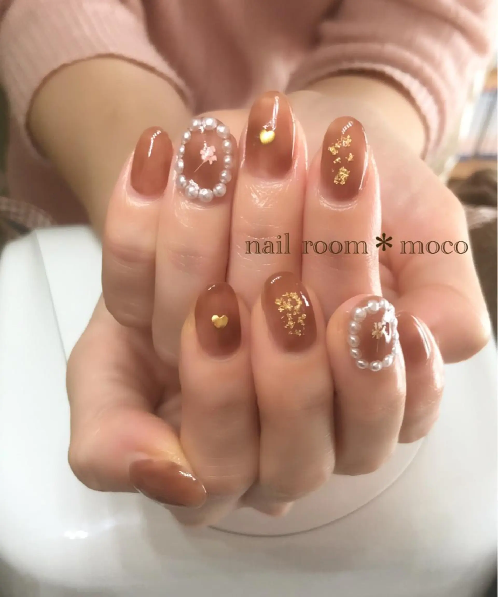 ネイル ニュアンスネイル nailroom mocoのネイルデザイン