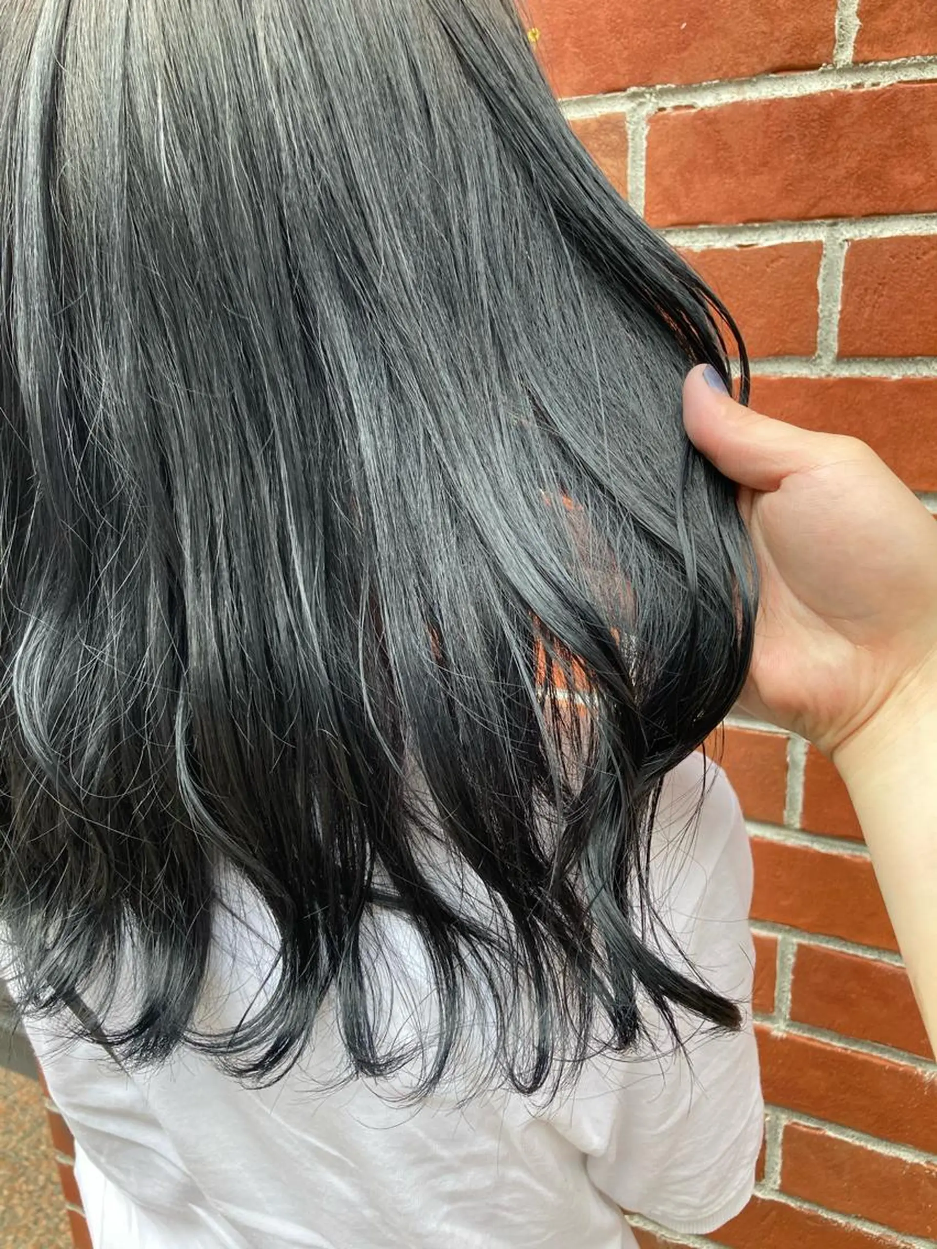 ミディアム カラー ヘアカラー 髪質改善/痛ませ ないカラー/西村航大のヘアスタイル